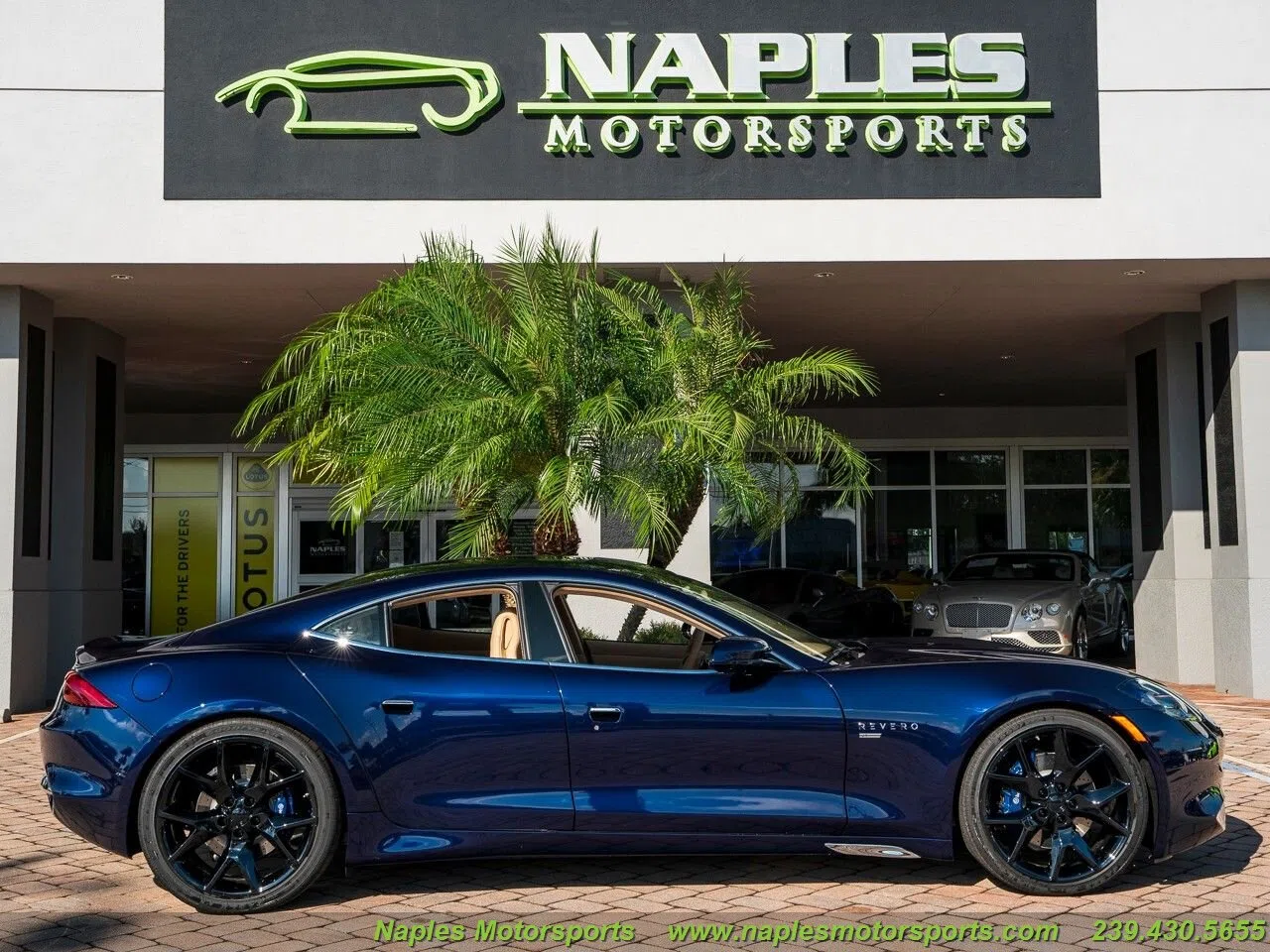 2020 Fisker Karma Revero GT for sale, exterior, Bodega Bay Blue