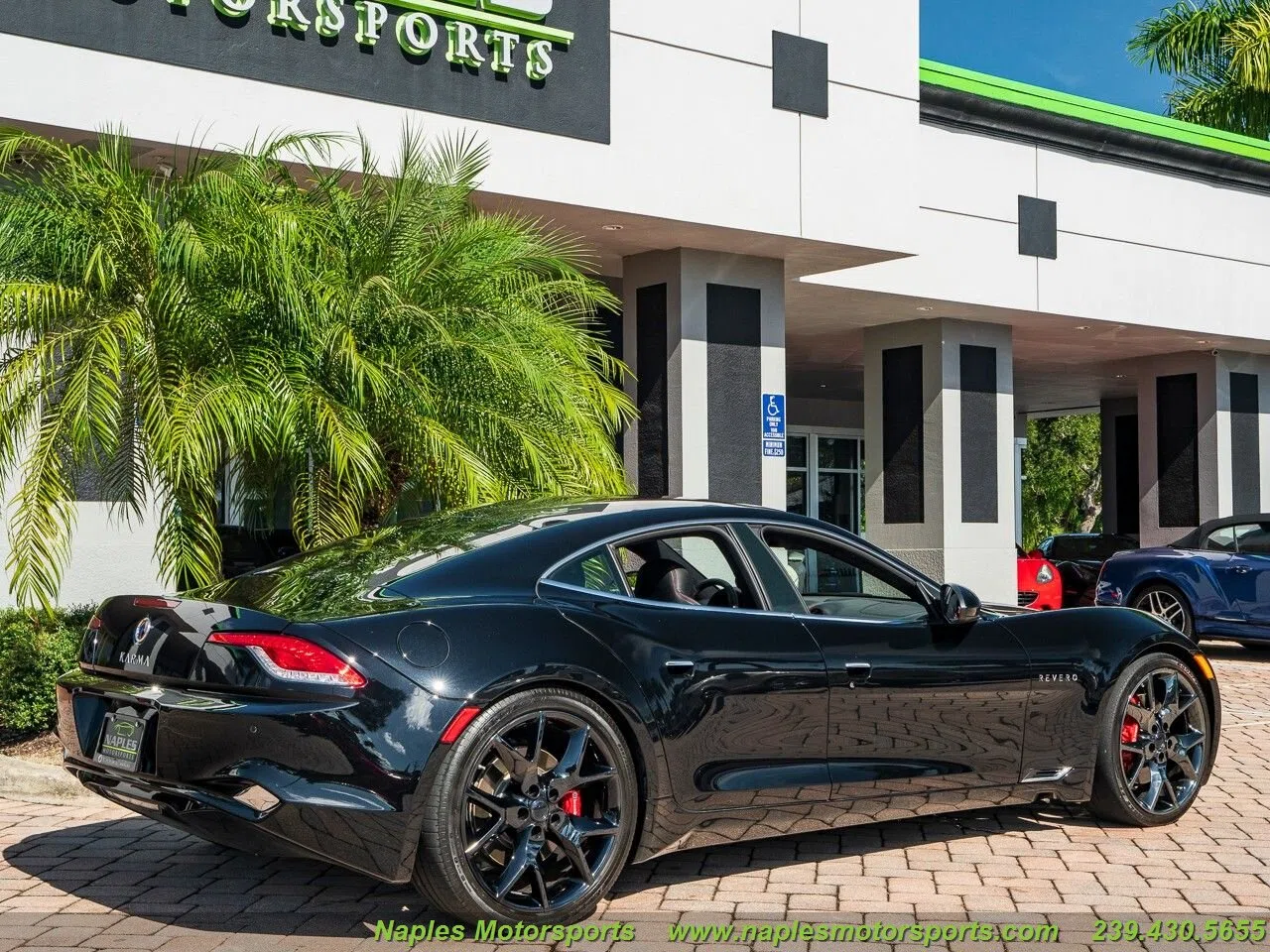 2018 Fisker Karma Revero for sale, exterior, Borrego Black