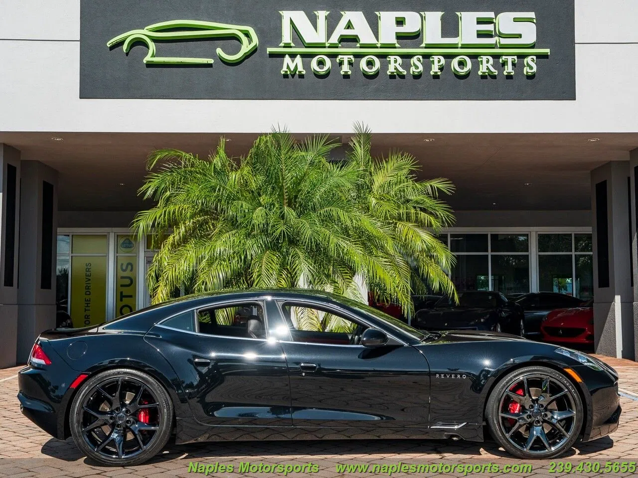 2018 Fisker Karma Revero for sale, exterior, Borrego Black