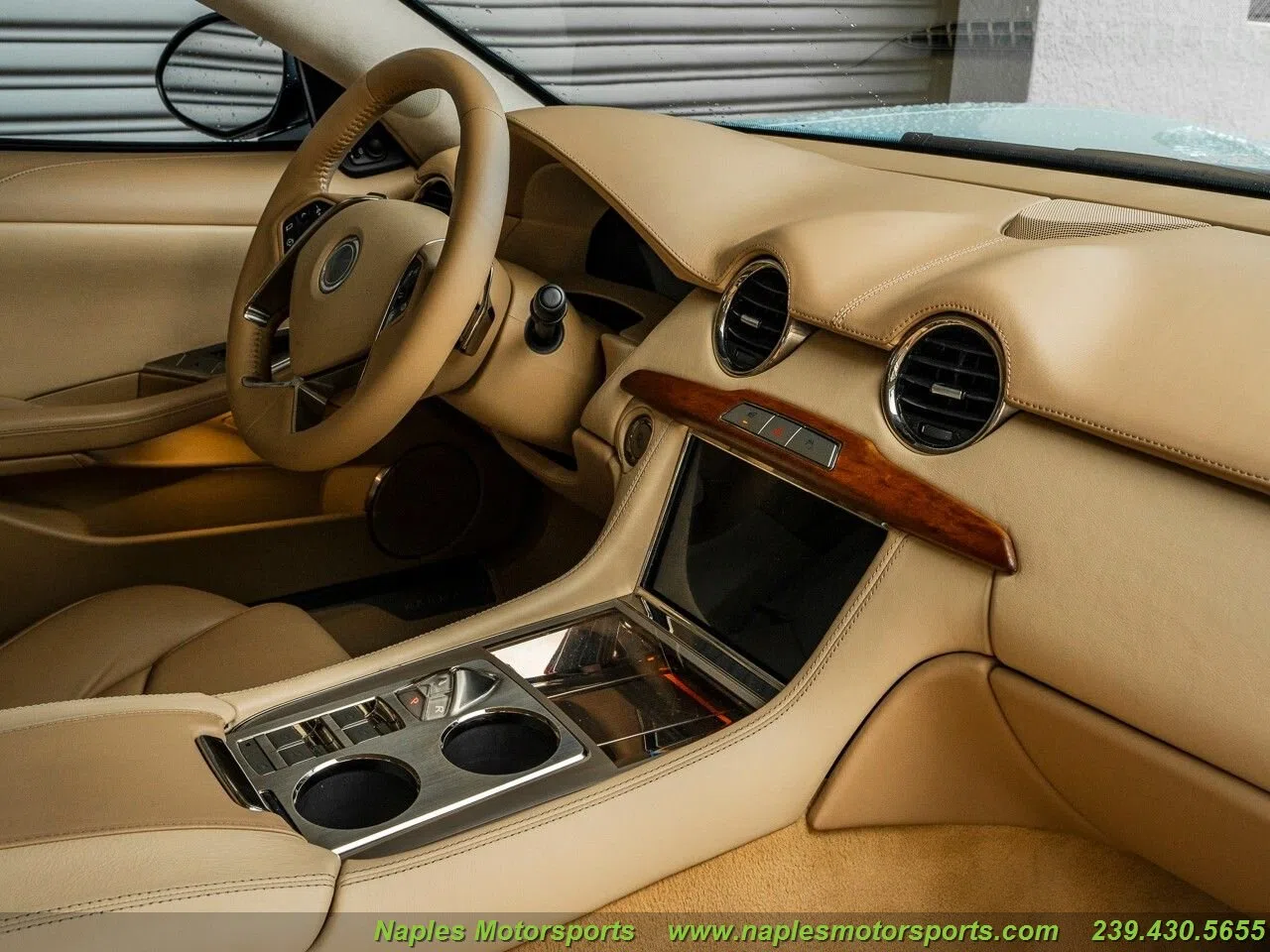 2018 Fisker Karma Revero interior, dashboard, Crystal Cove