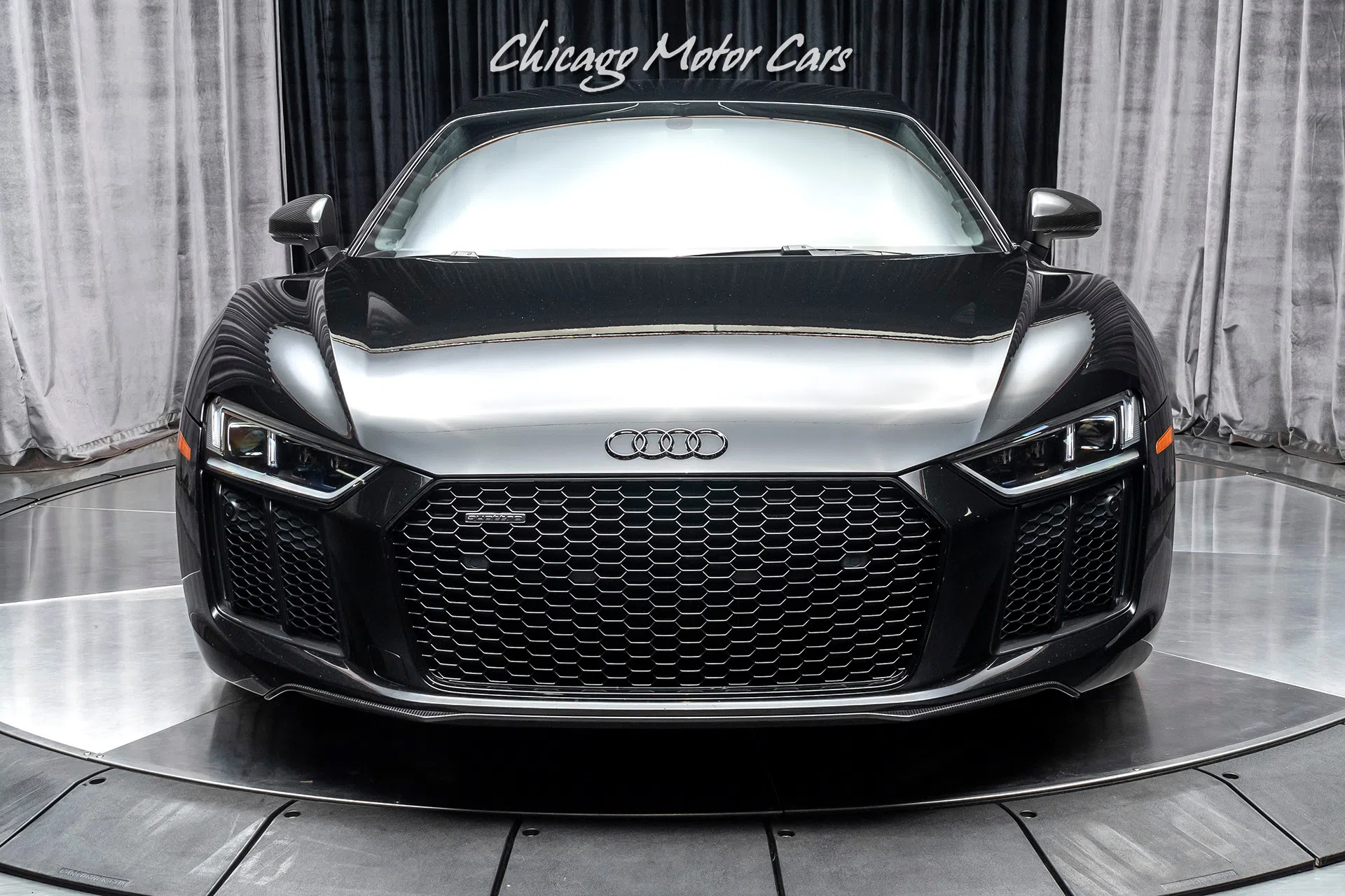 2017 Audi R8 5.2 Quattro V10 Plus Coupe for sale, exterior, Mythos Black Metallic