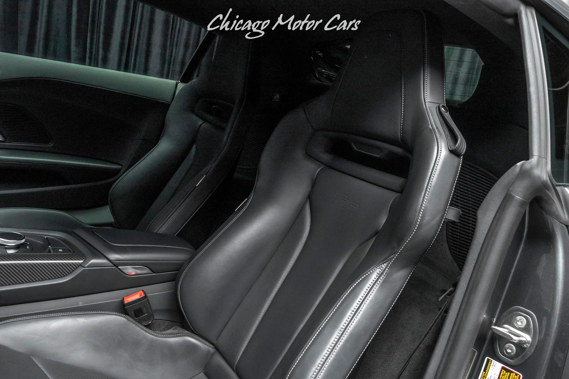 2017 Audi R8 5.2 Quattro V10 Plus Coupe interior, seats, Black Leather