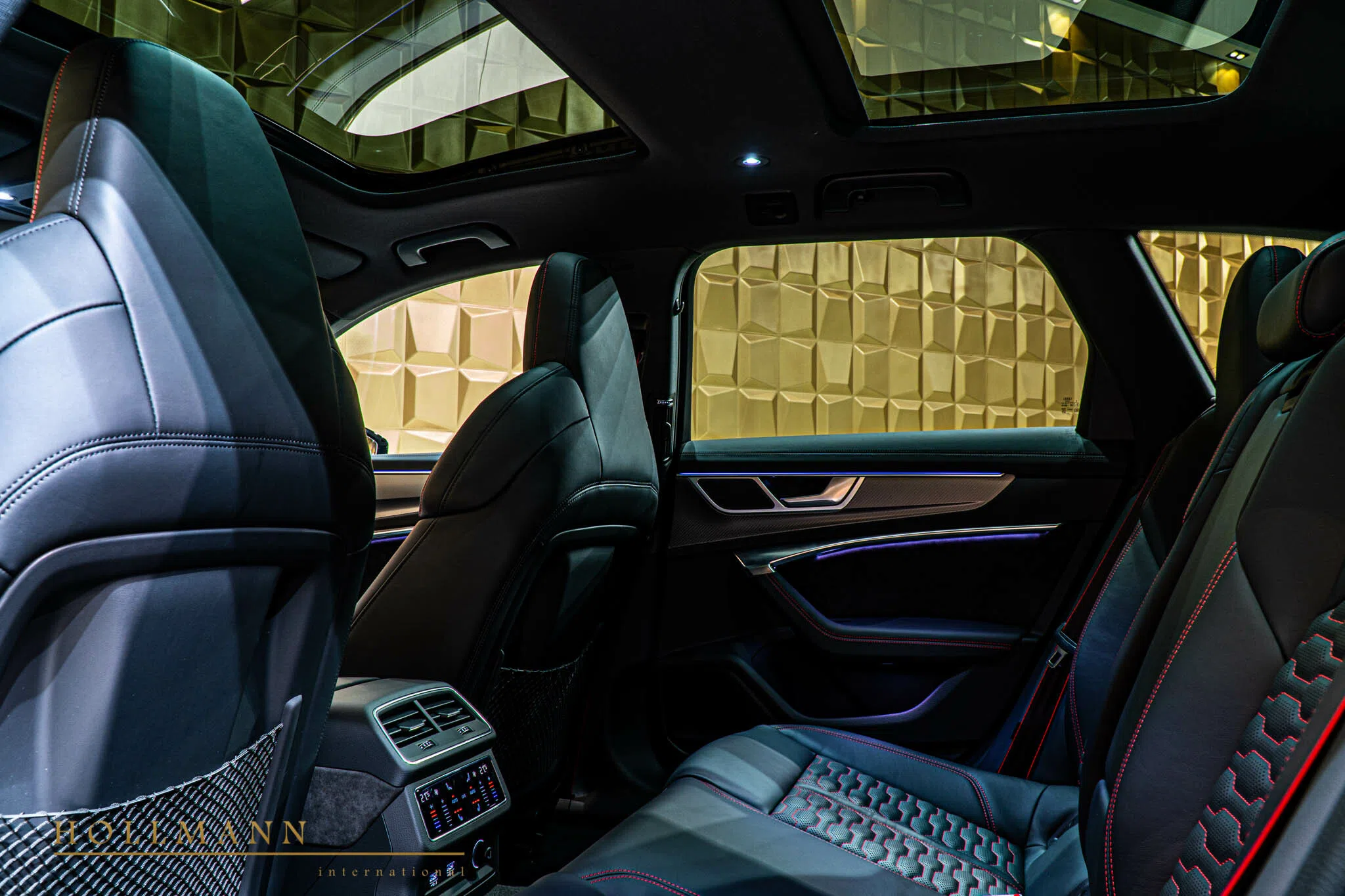 2020 Audi RS6 Avant interior, seats, Leder Schwarz