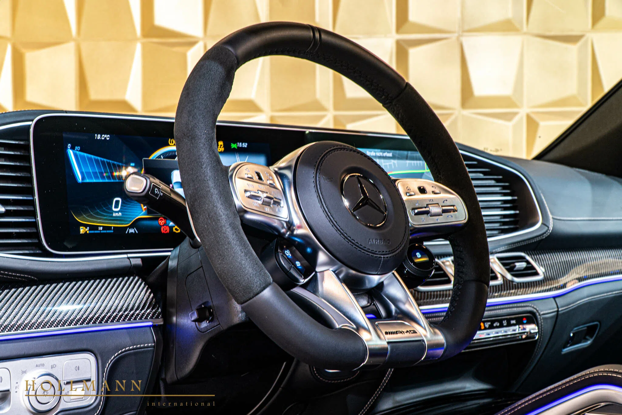 2020 Mercedes-Benz GLE 63 S AMG Coupe interior, Leather Brown