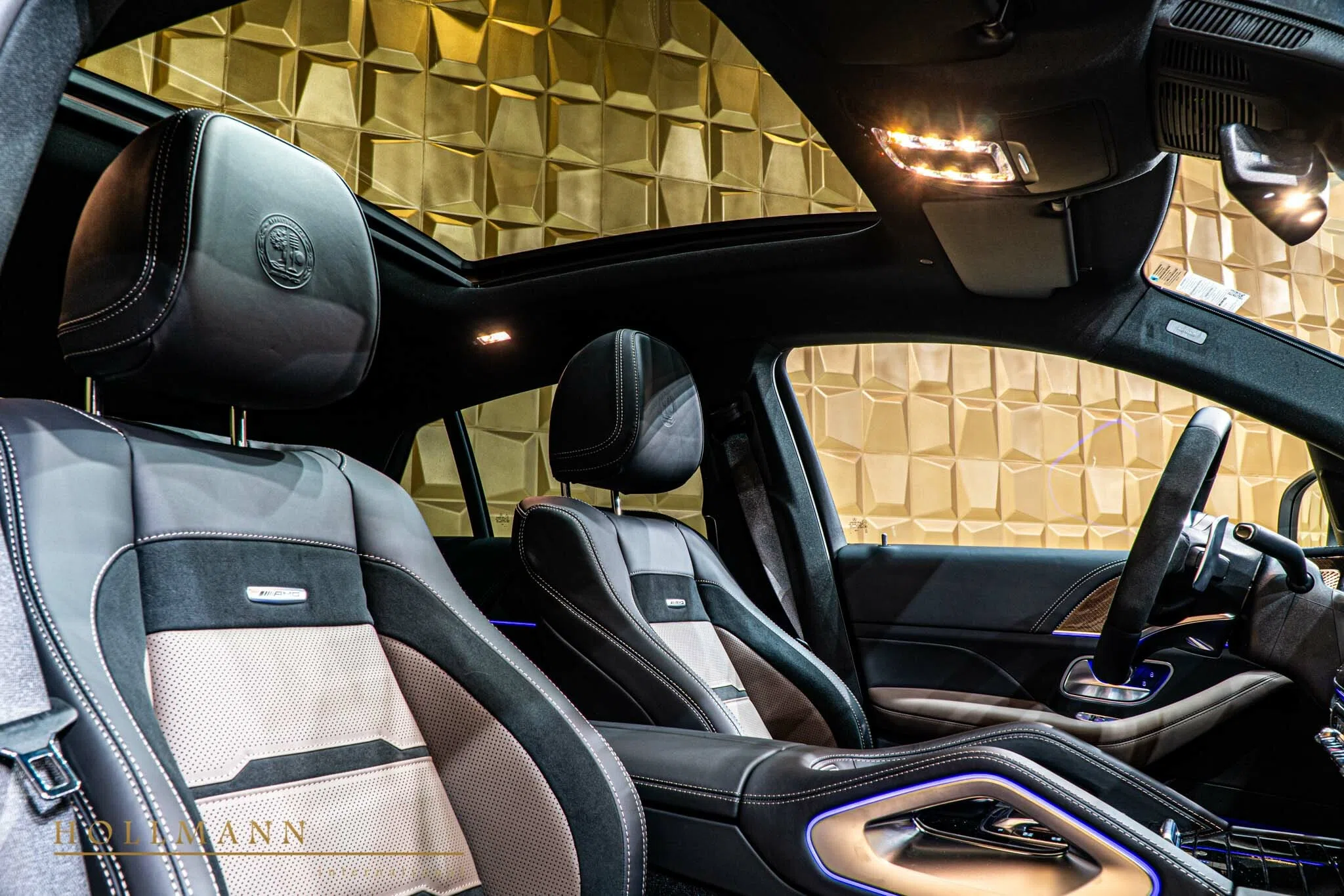 2020 Mercedes-Benz GLE 63 S AMG Coupe interior, seats, Leather Brown