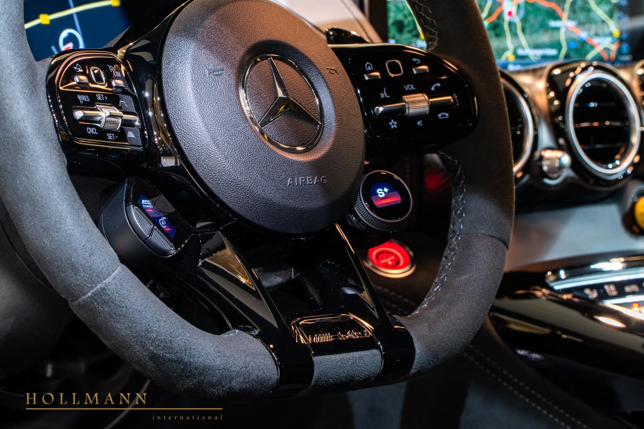 2020 Mercedes-Benz AMG GT R PRO interior, Black + Anthracite