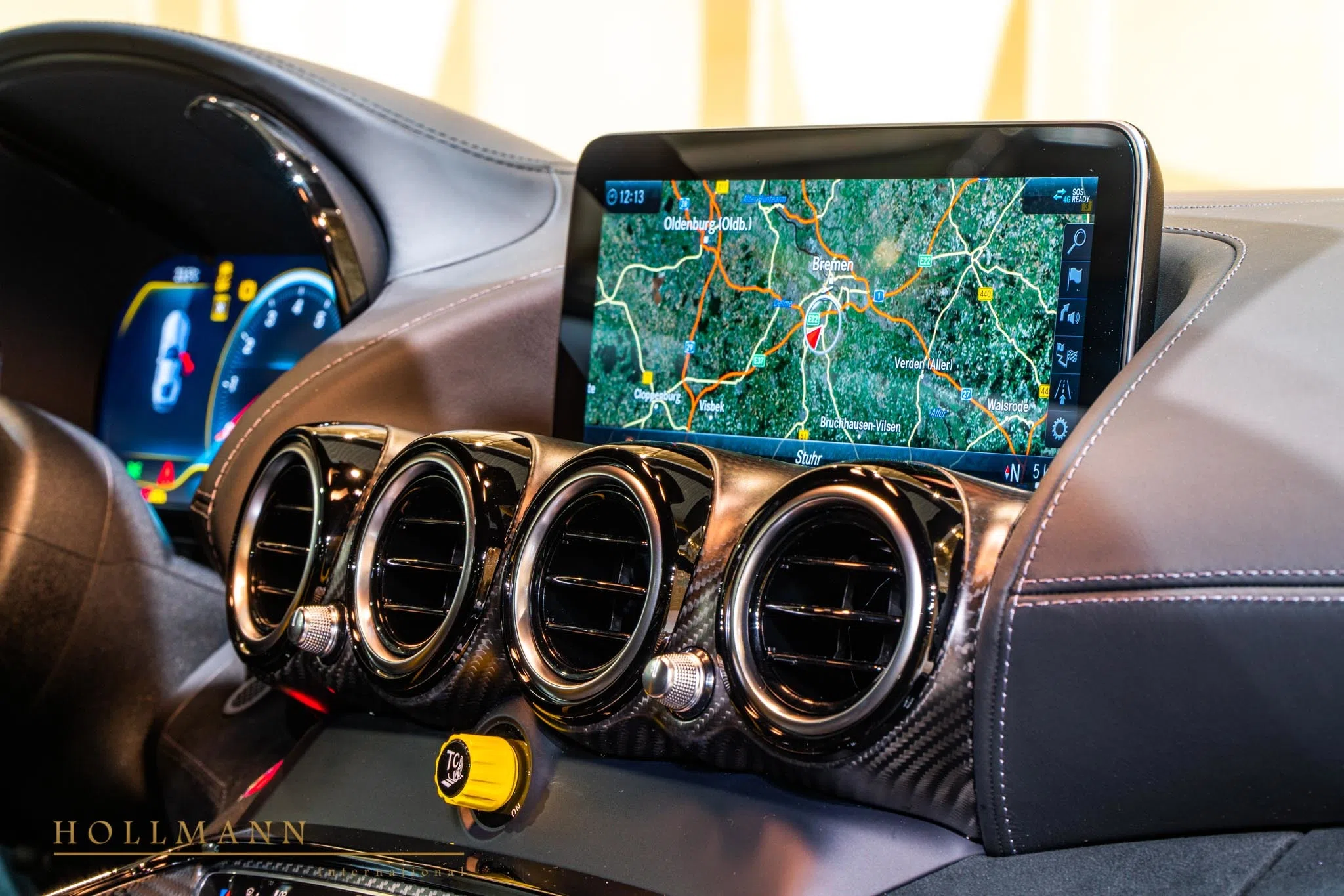 2020 Mercedes-Benz AMG GT R PRO interior, dashboard, Black + Anthracite
