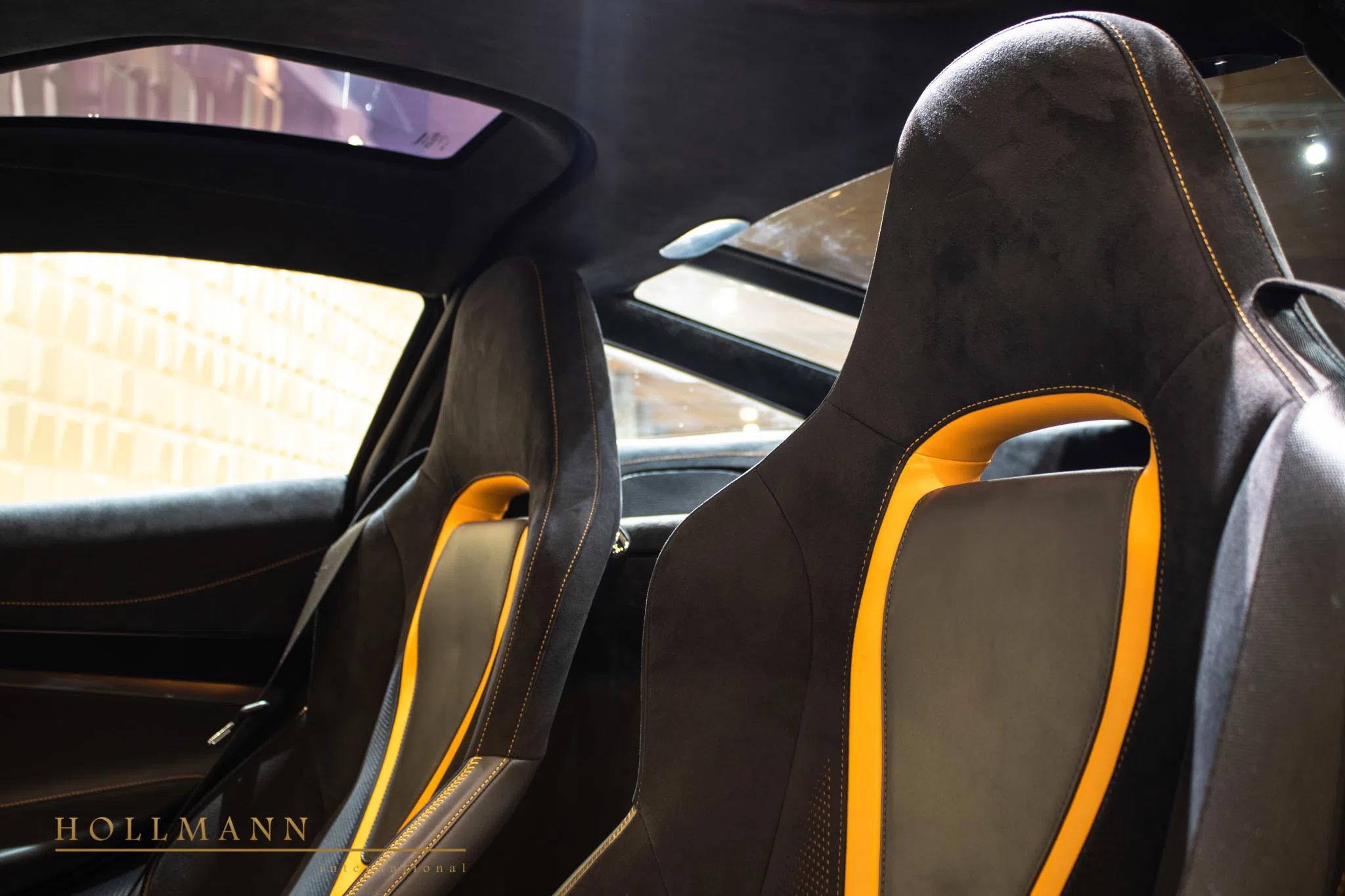 2017 McLaren 720S by NOVITEC interior, seats, Scoria Grey/McLaren Orange