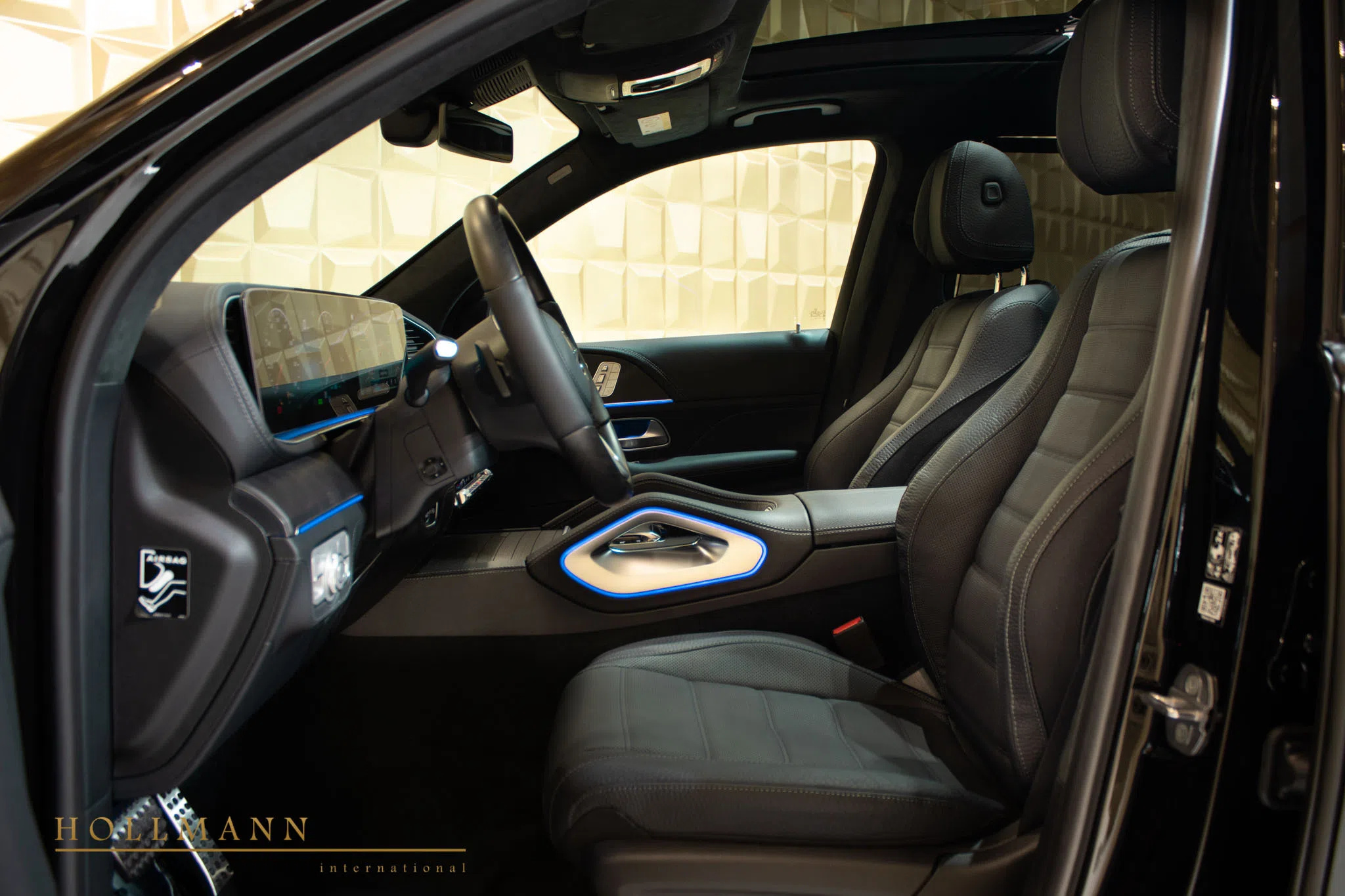 2020 BRABUS GLS 550 interior, seats, Leather Black