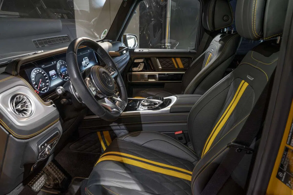 2018 BRABUS XLP 700 Adventure interior, seats, Black