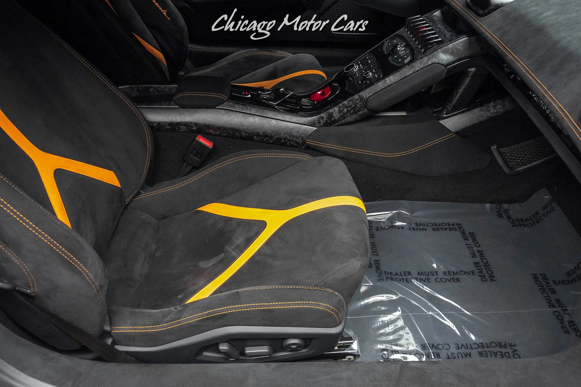 2018 Lamborghini Huracan LP640-4 Performante Coupe interior, seats, Nero Cosmus