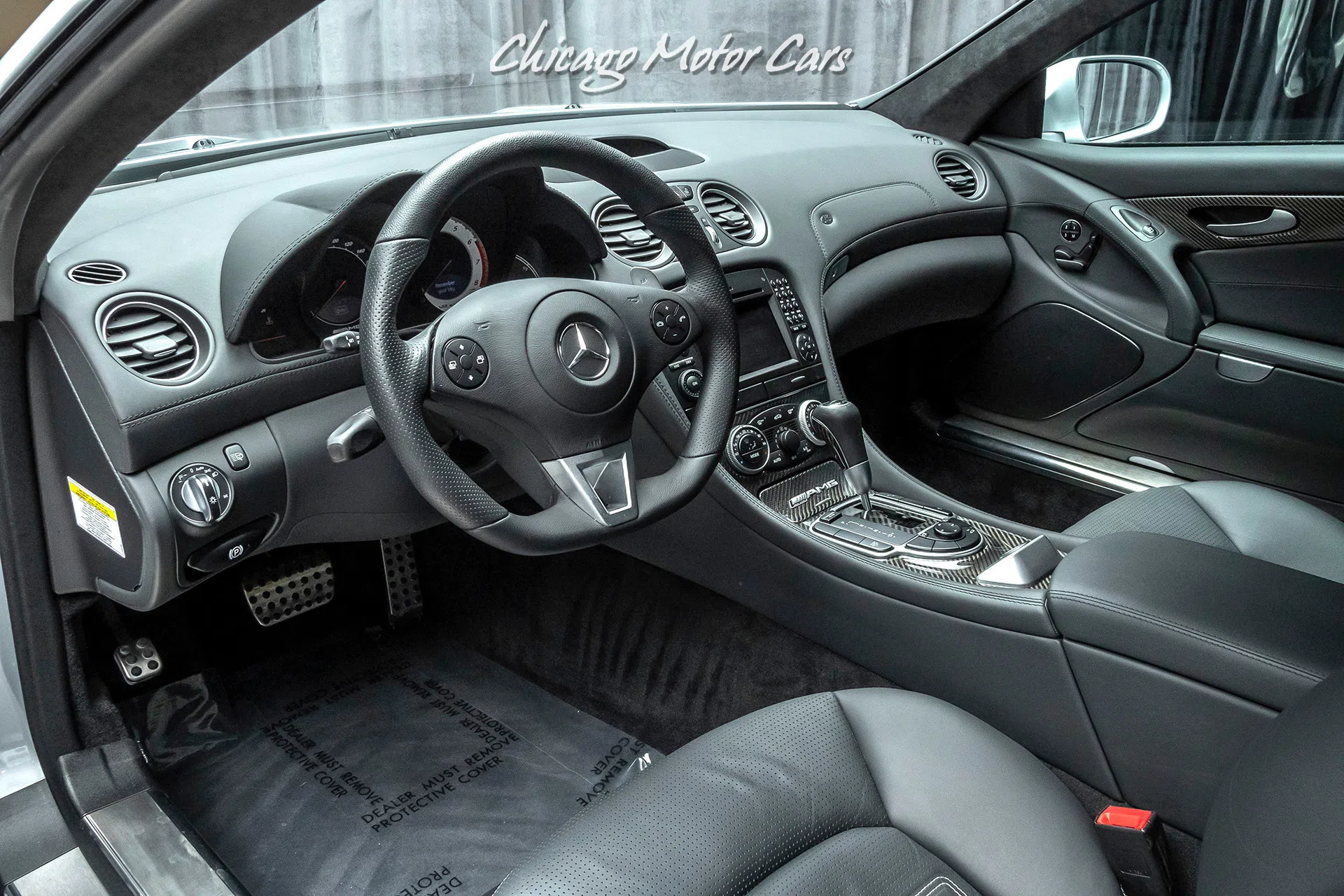 2009 Mercedes-Benz SL65 AMG Black Series Coupe interior, Black Exclusive Leather