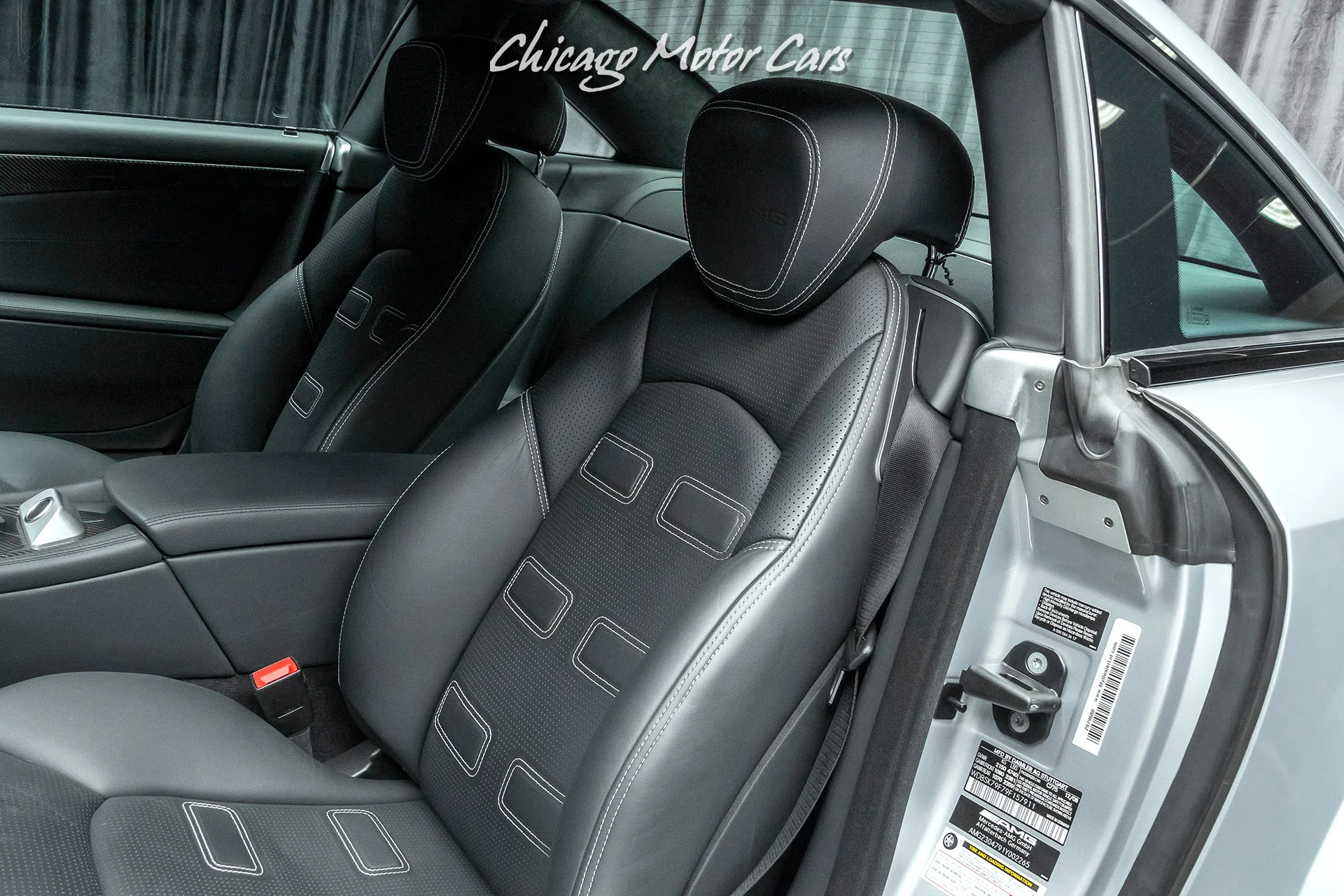 2009 Mercedes-Benz SL65 AMG Black Series Coupe interior, seats, Black Exclusive Leather