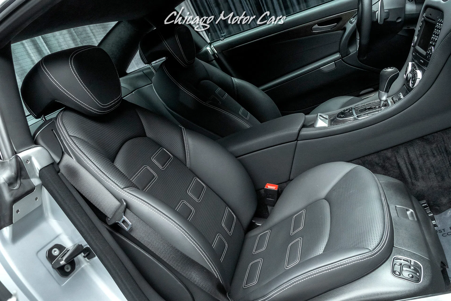 2009 Mercedes-Benz SL65 AMG Black Series Coupe interior, Black Exclusive Leather