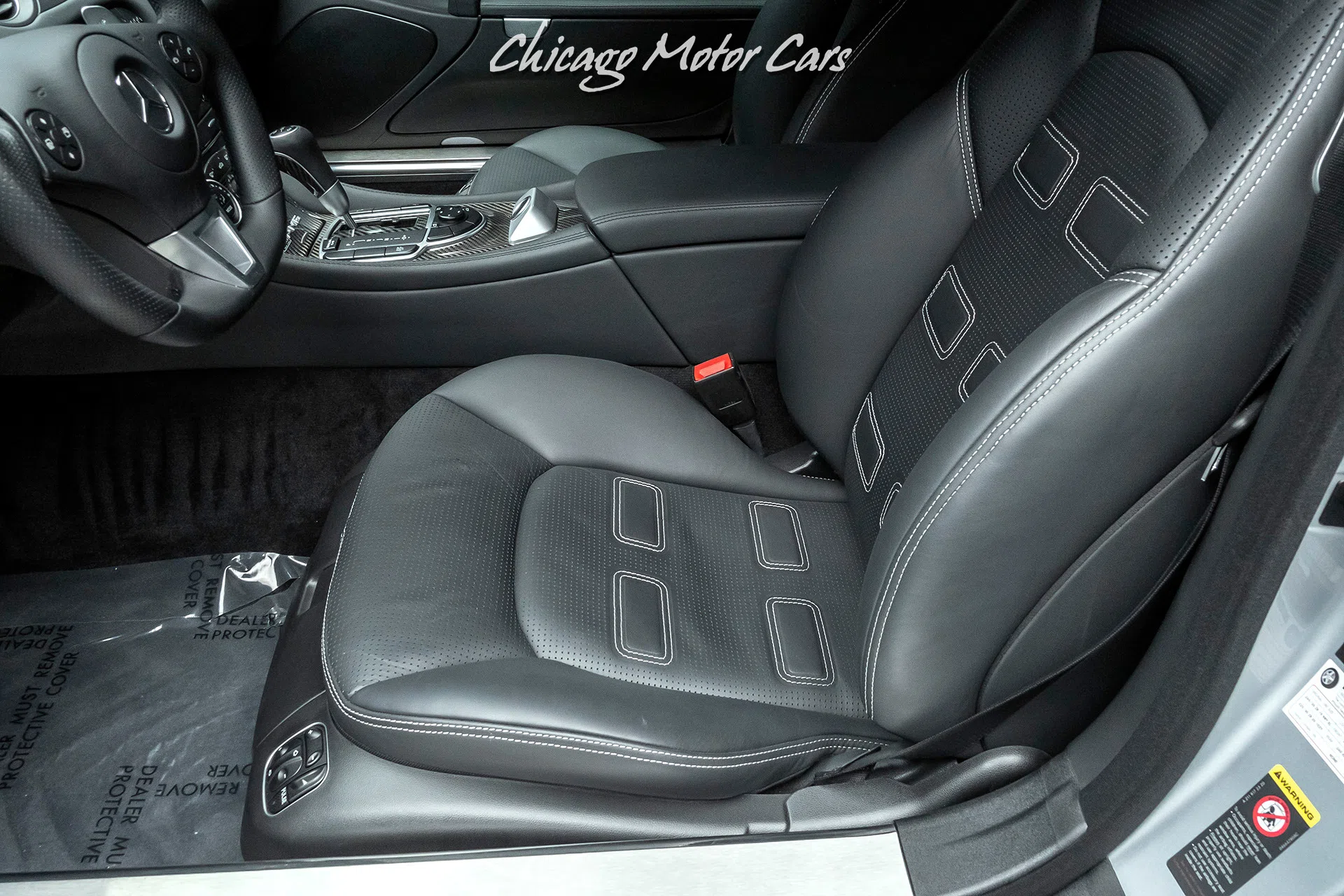 2009 Mercedes-Benz SL65 AMG Black Series Coupe interior, Black Exclusive Leather