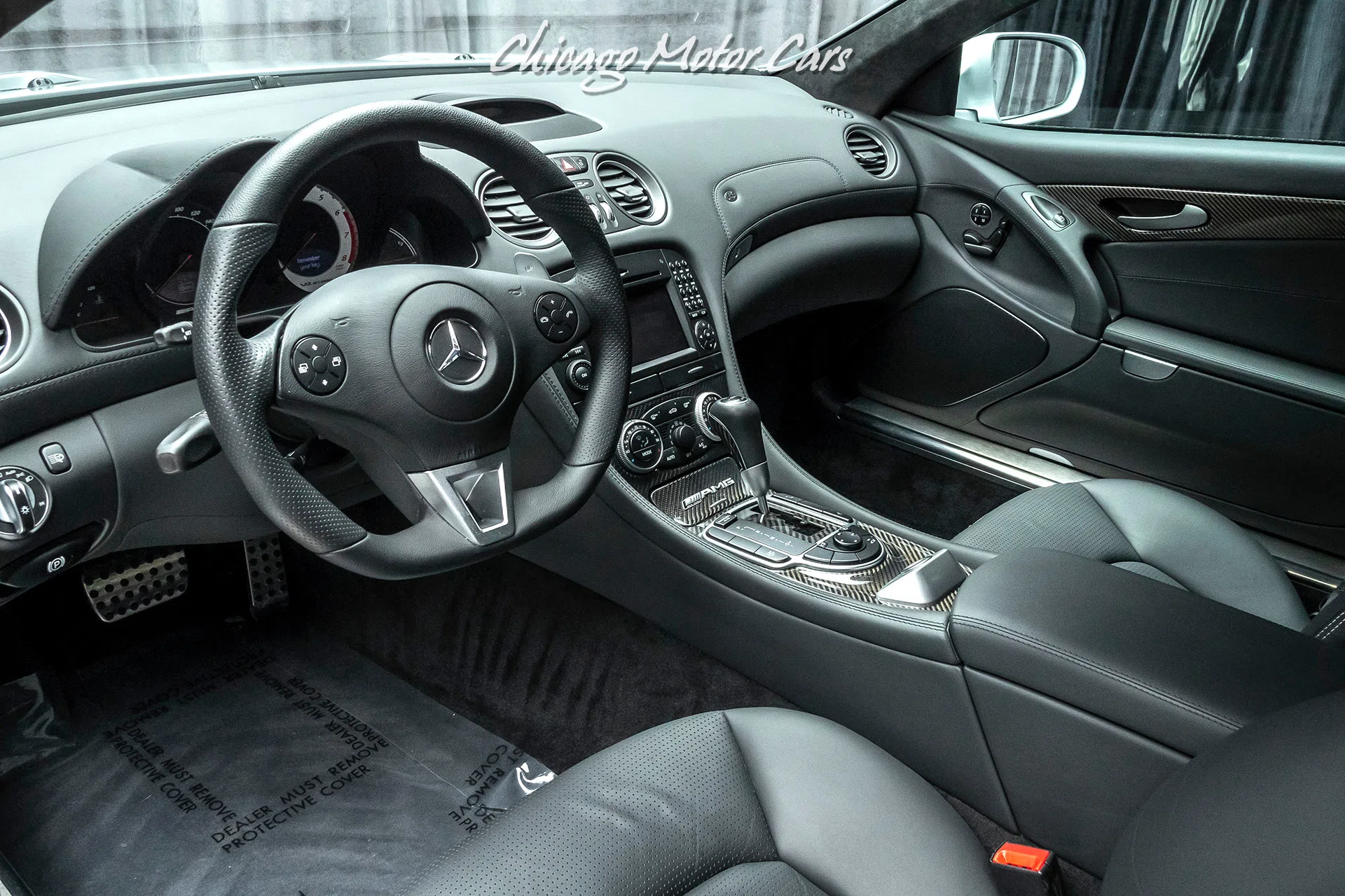 2009 Mercedes-Benz SL65 AMG Black Series Coupe interior, dashboard, Black Exclusive Leather