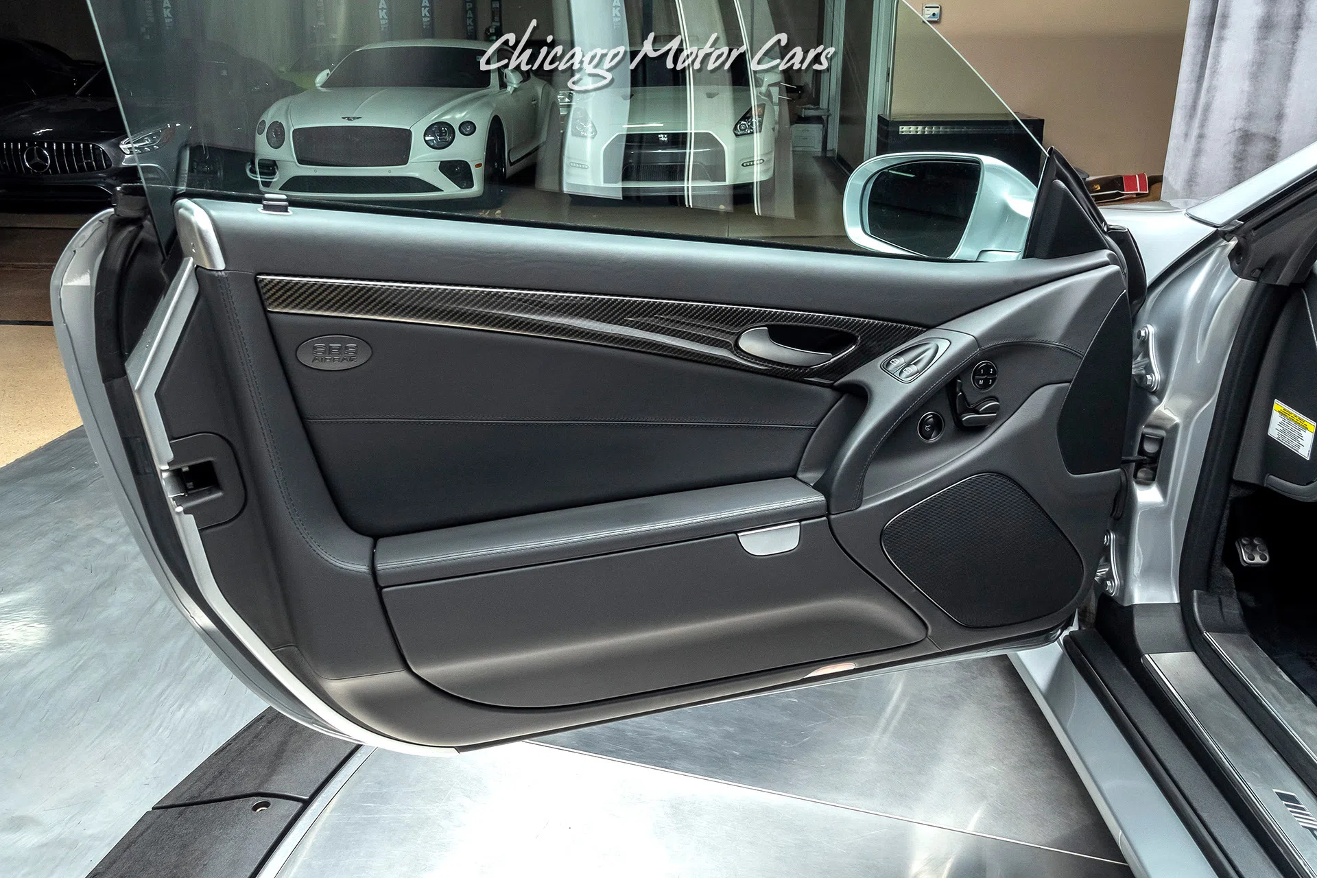 2009 Mercedes-Benz SL65 AMG Black Series Coupe interior, door panel, Black Exclusive Leather
