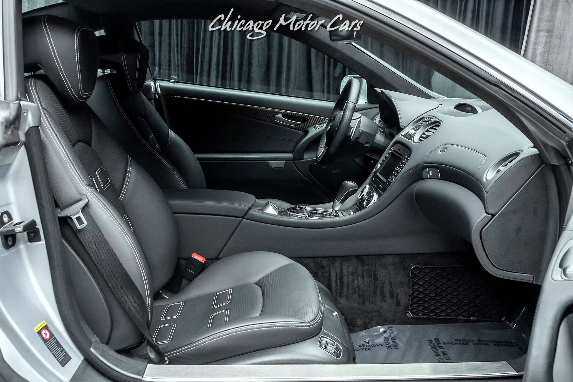 2009 Mercedes-Benz SL65 AMG Black Series Coupe interior, Black Exclusive Leather