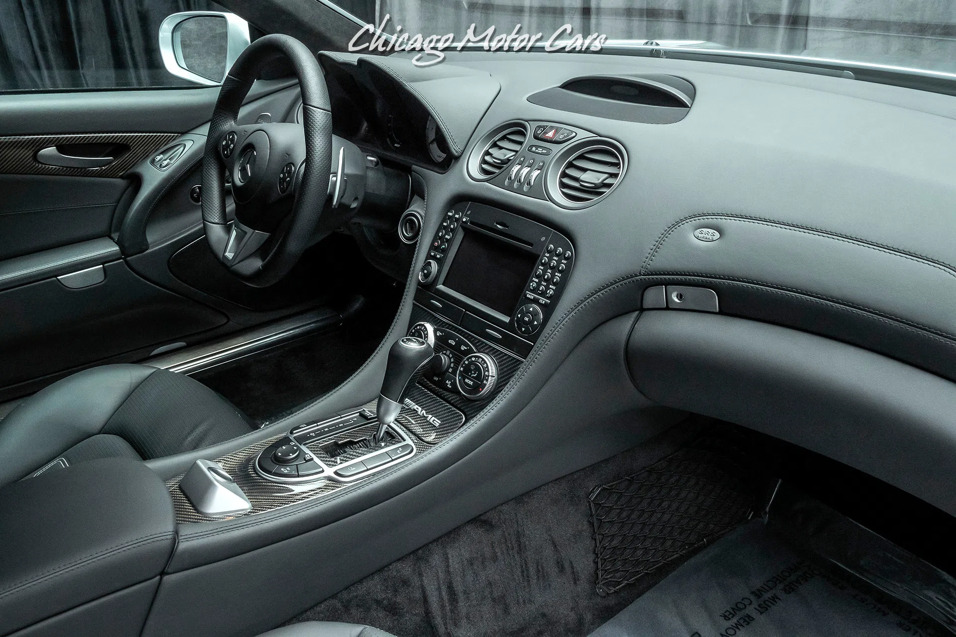2009 Mercedes-Benz SL65 AMG Black Series Coupe interior, Black Exclusive Leather