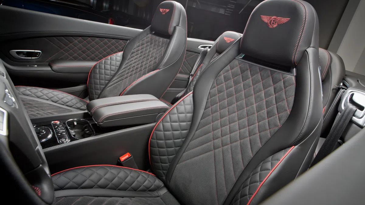 2017 Bentley Continental Supersports convertible interior, seats