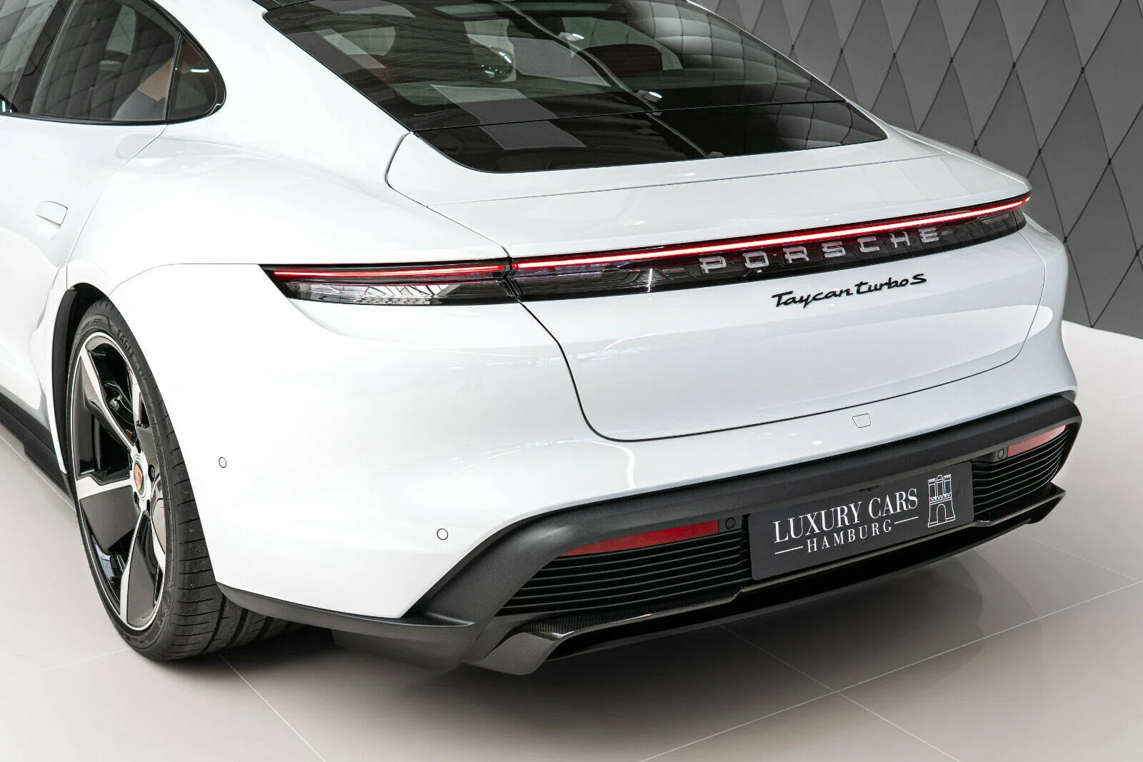 2020 Porsche Taycan Turbo S for sale, exterior, White