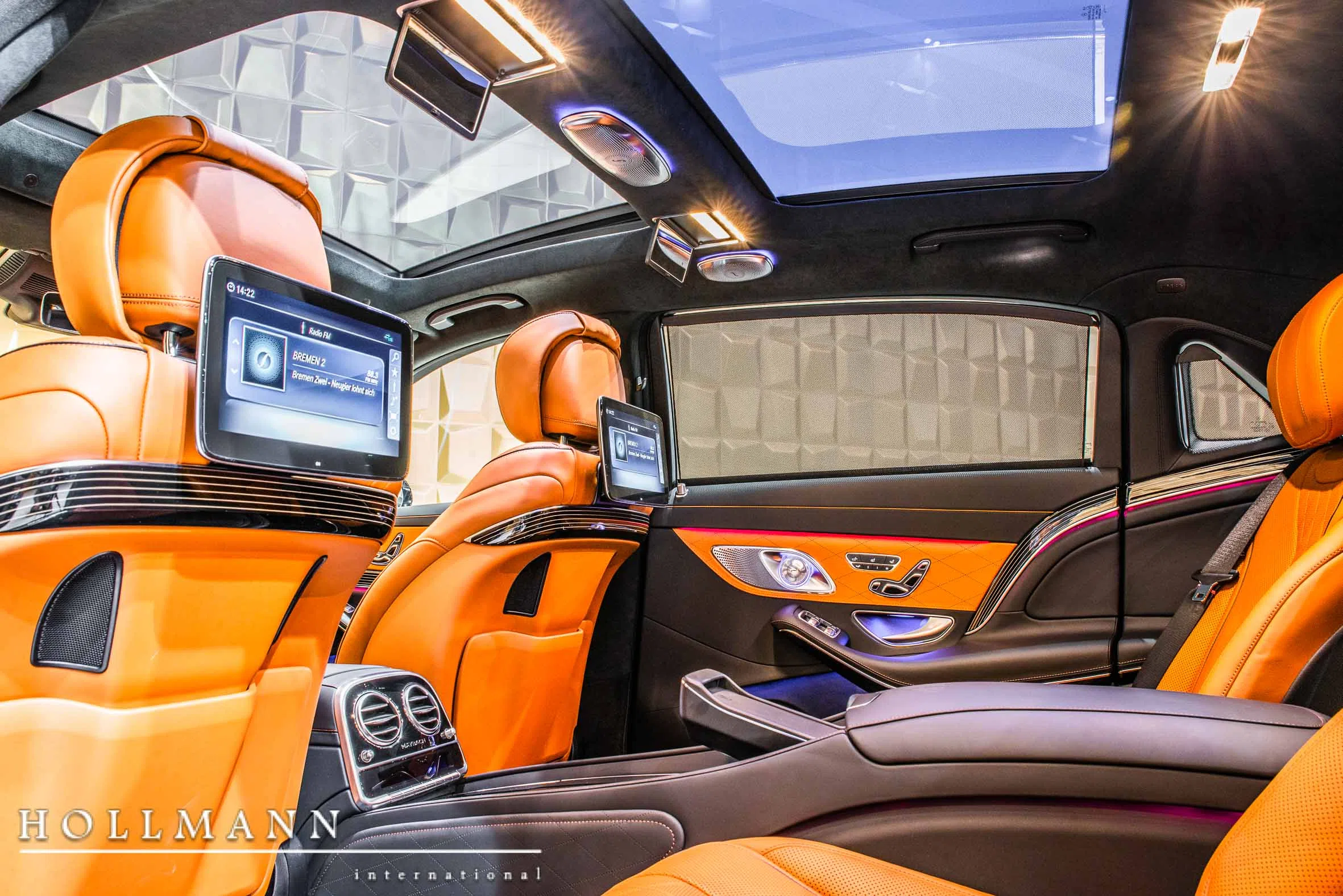 2018 Maybach S 560 L 4M Mercedes-Benz interior, seats, Leder Exclusiv - Braun