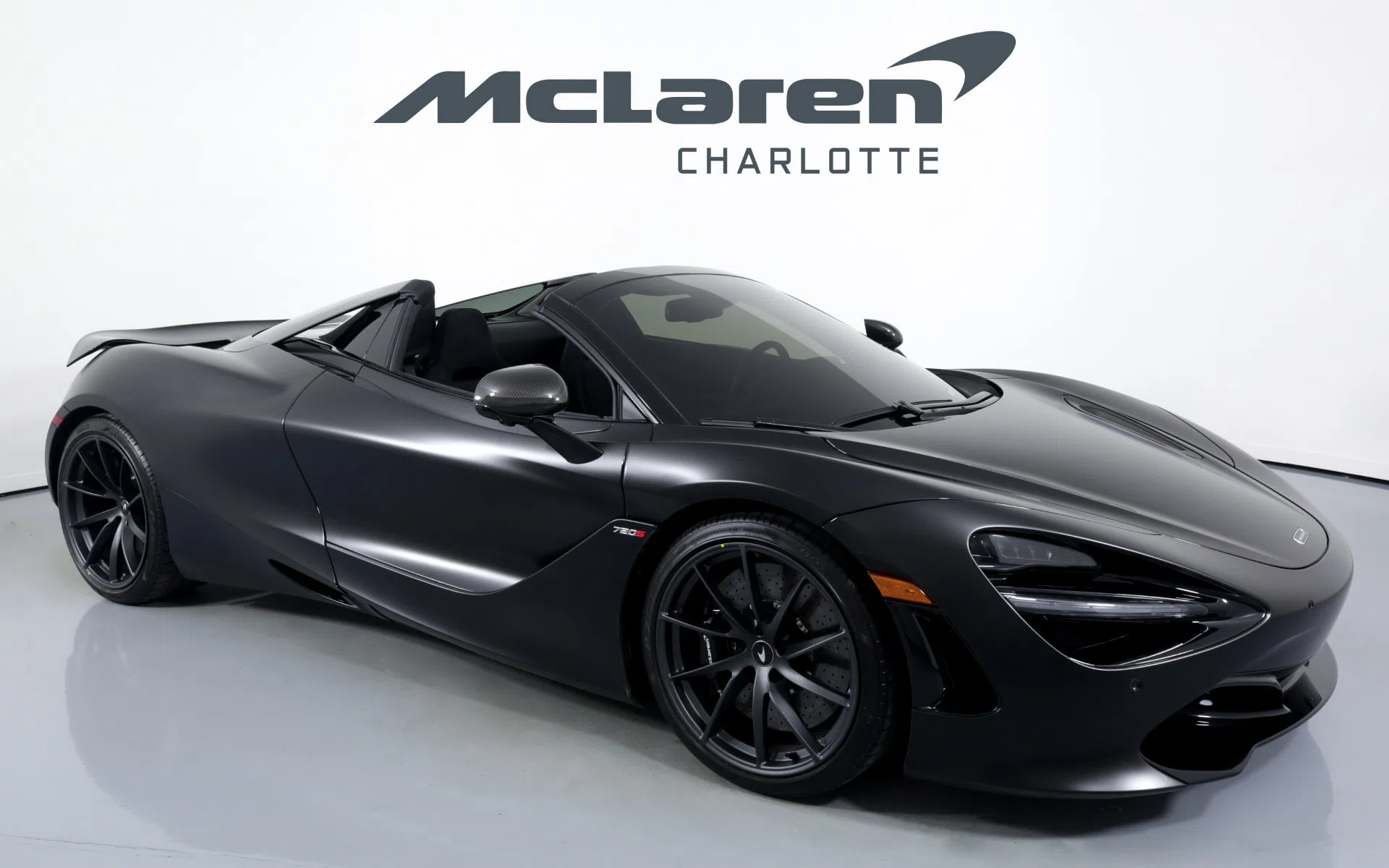 2020 McLaren 720S Spider Performance for sale, exterior, Onyx Black