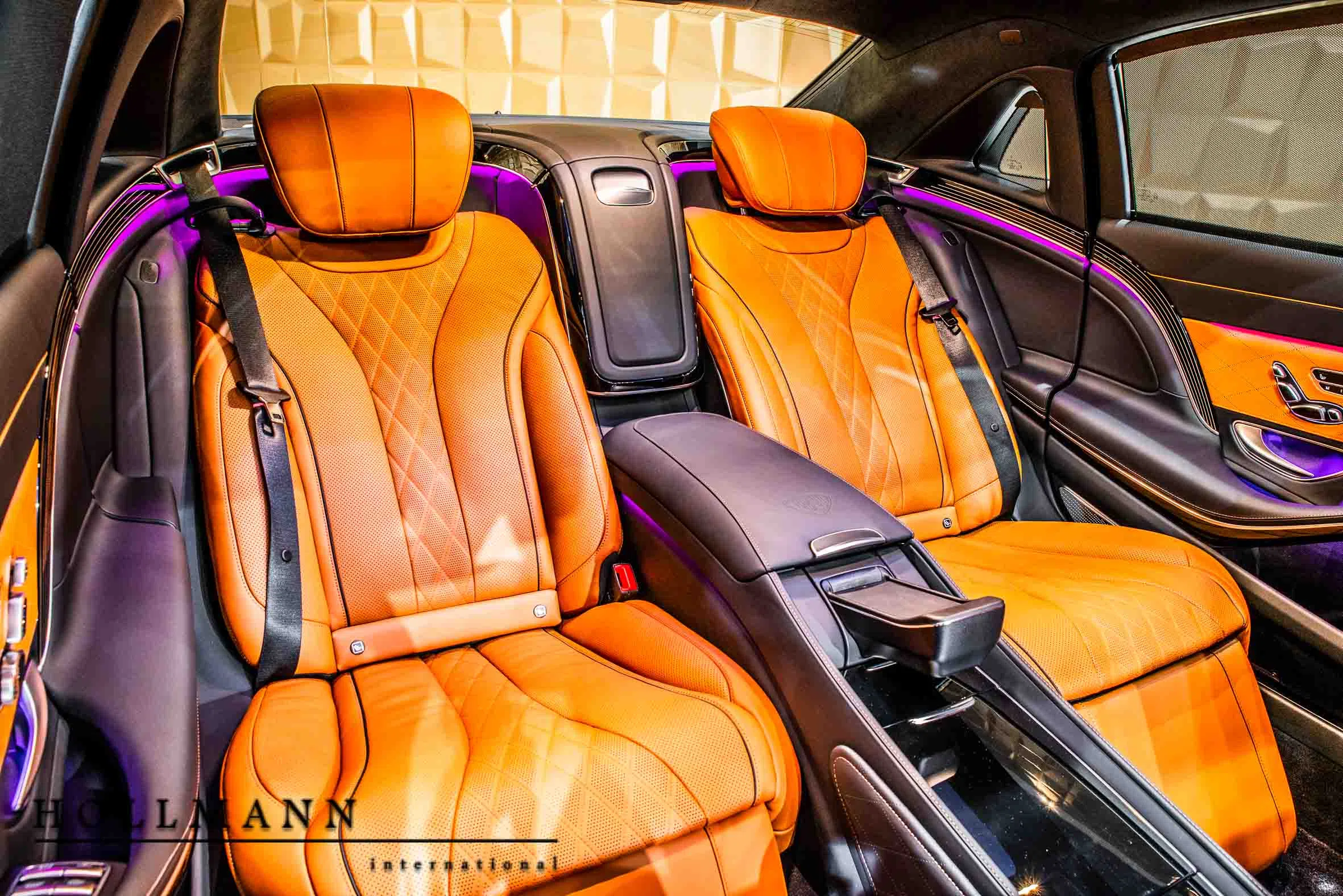 2018 Maybach S 560 L 4M Mercedes-Benz interior, seats, Leder Exclusiv - Braun