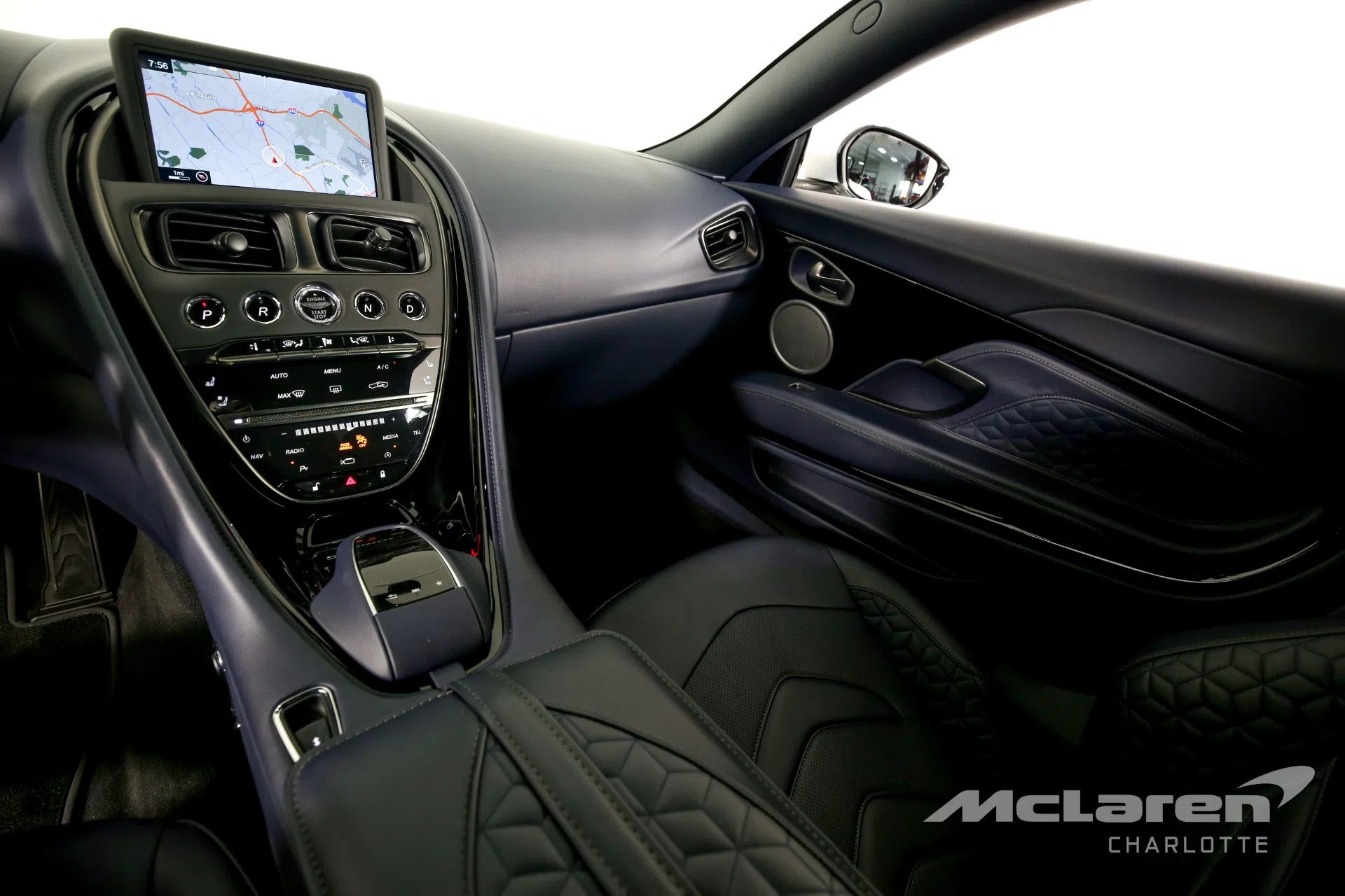 2019 Aston Martin DBS Superleggera interior, Dark Knight