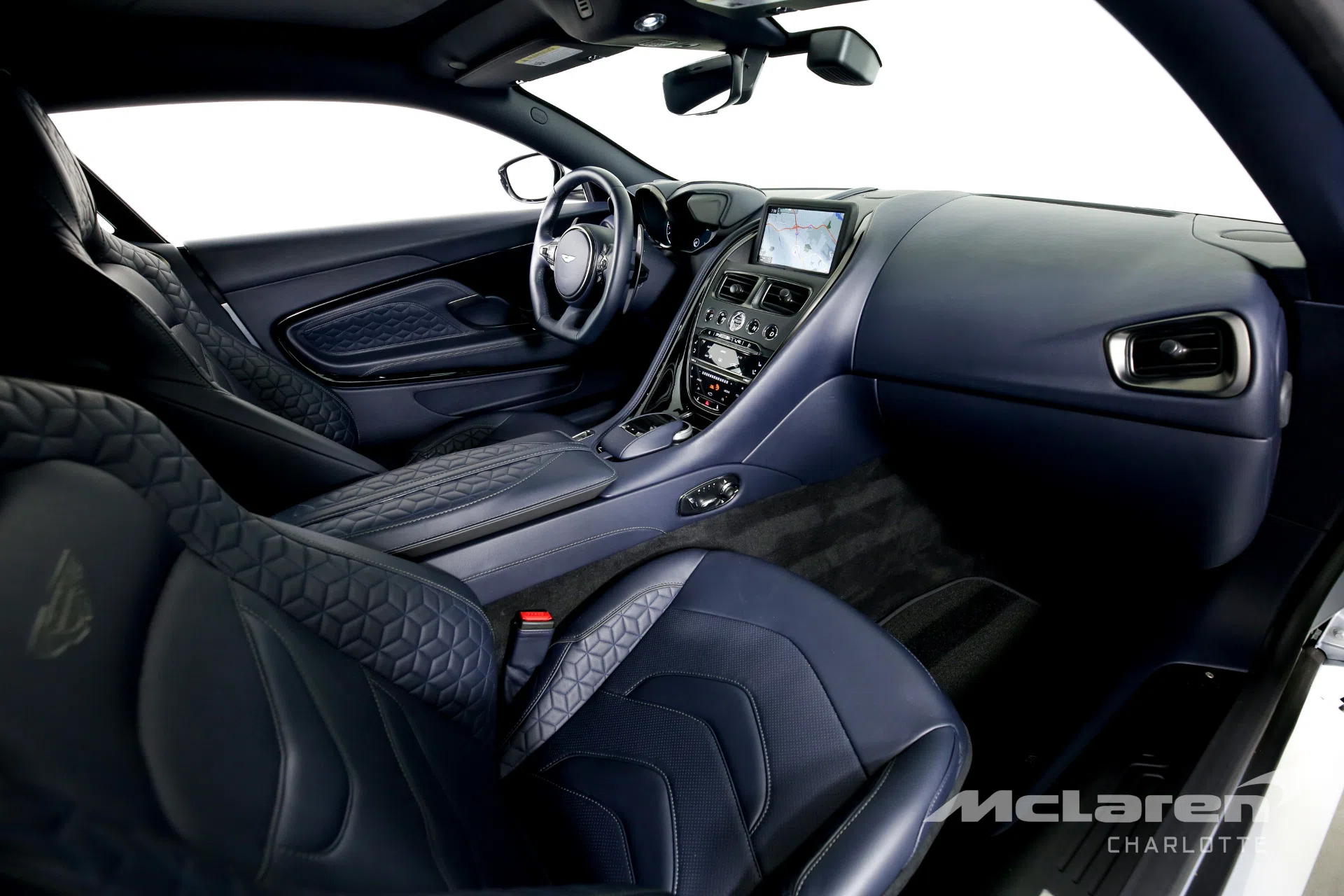 2019 Aston Martin DBS Superleggera interior, Dark Knight