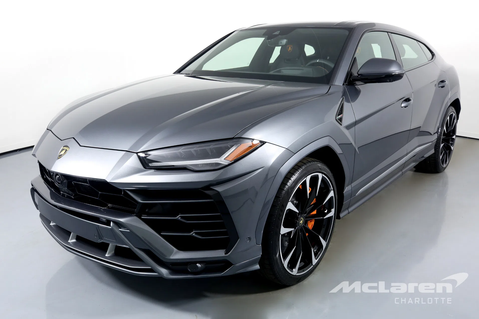 2020 Lamborghini Urus for sale, front three-quarter view, Grey