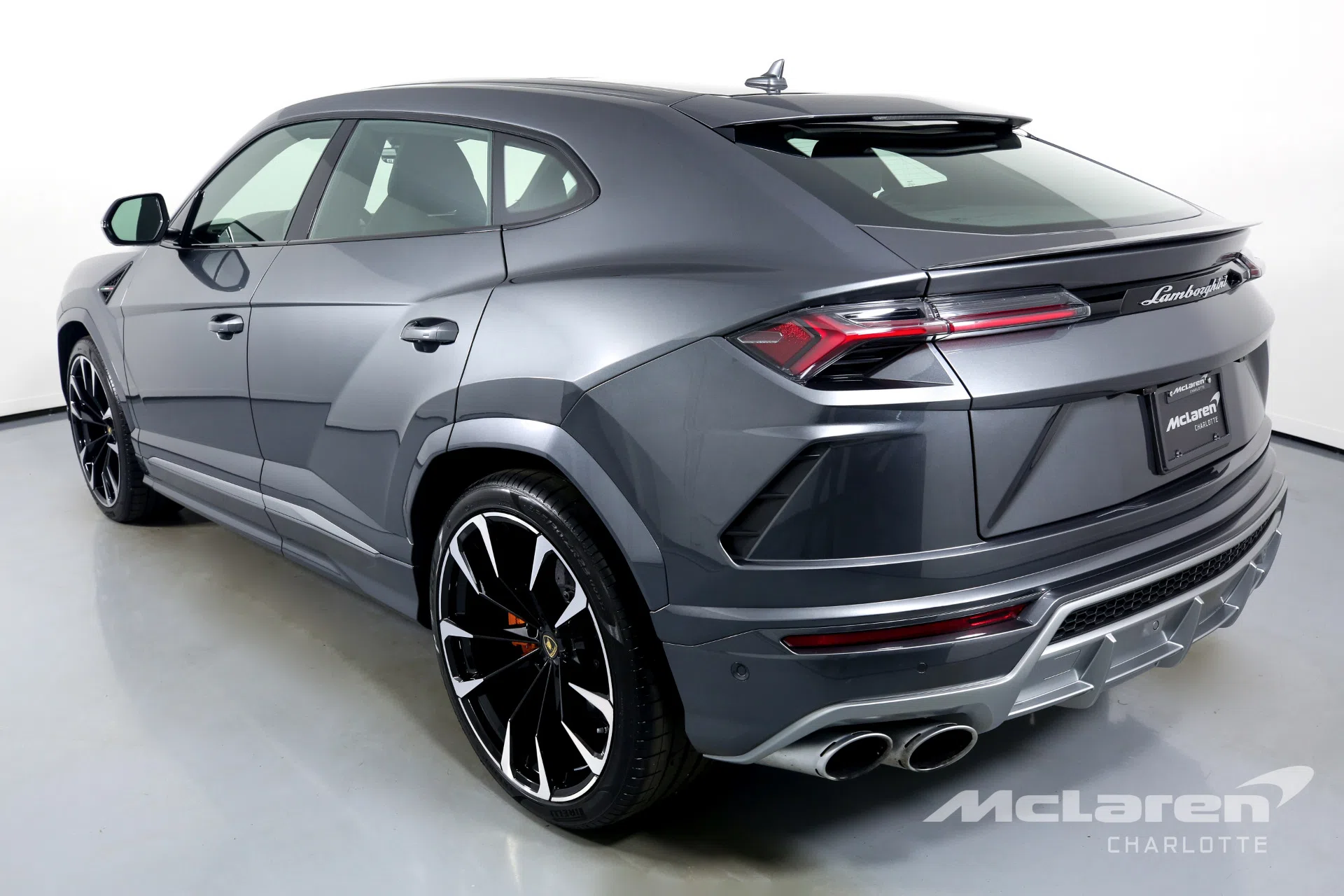 2020 Lamborghini Urus, rear three-quarter view, Grey