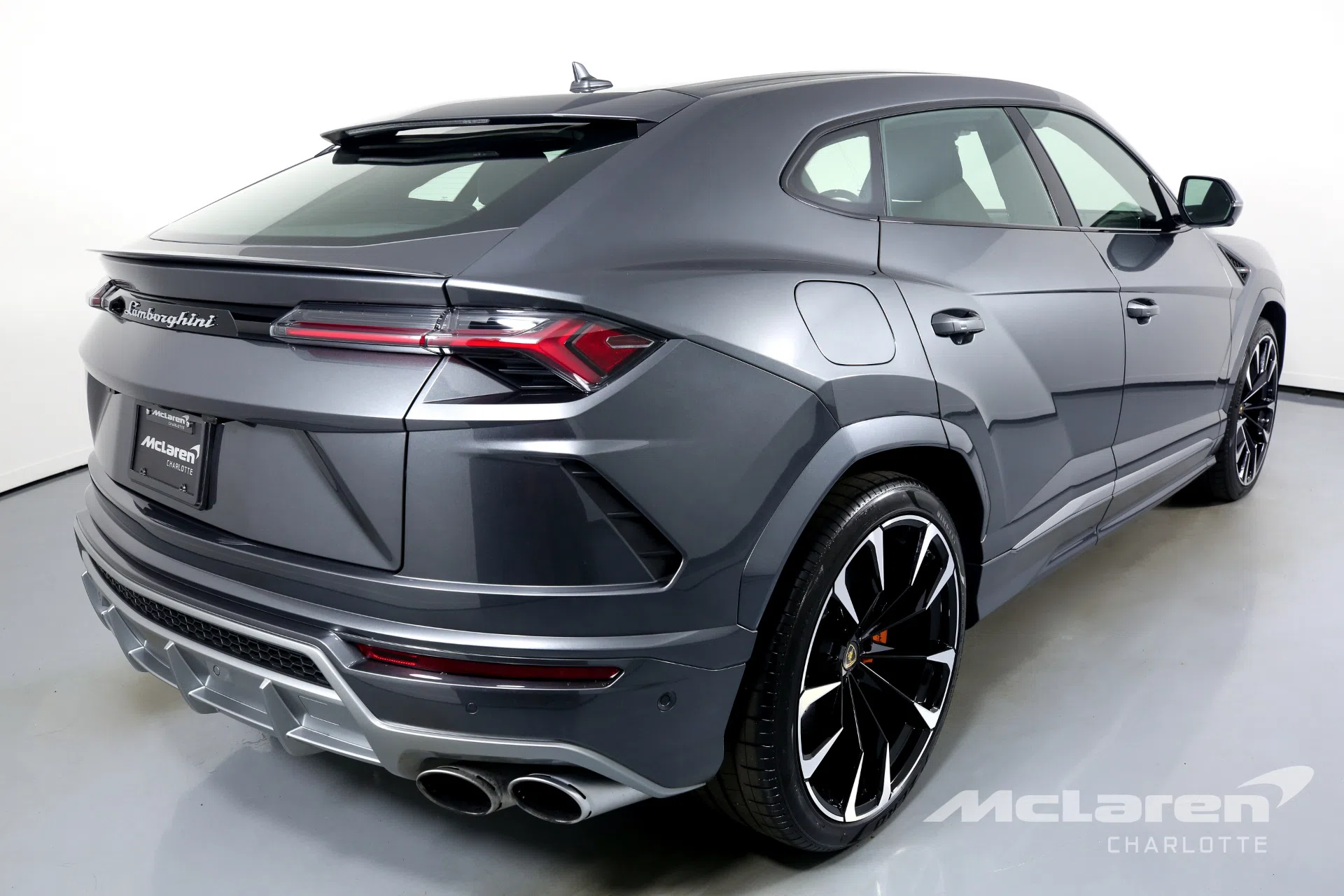 2020 Lamborghini Urus, rear three-quarter view, Grey