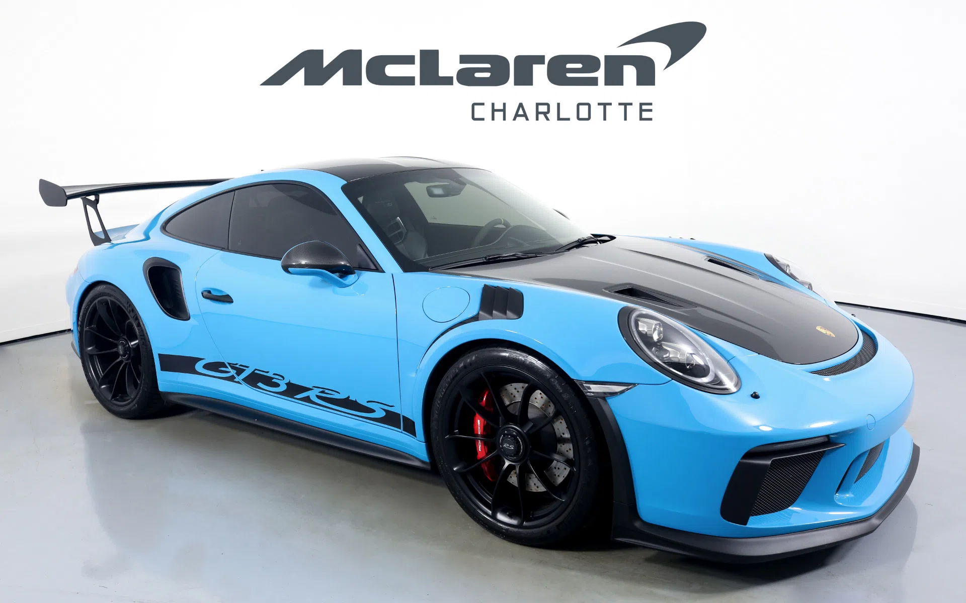 2019 Porsche 911 GT3 RS for sale, exterior, Miami Blue Metallic