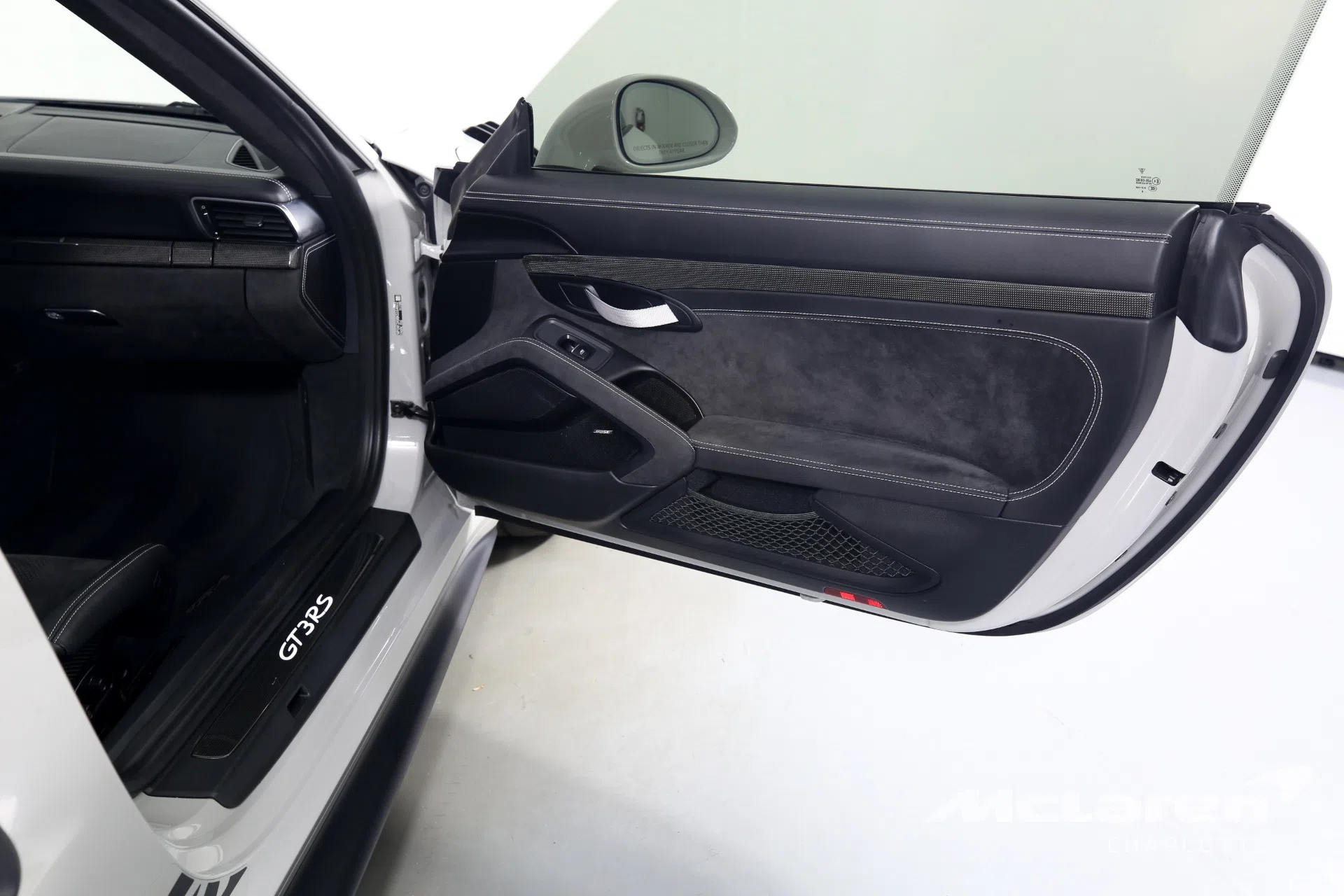 2019 Porsche 911 GT3 RS interior, door panel, Black