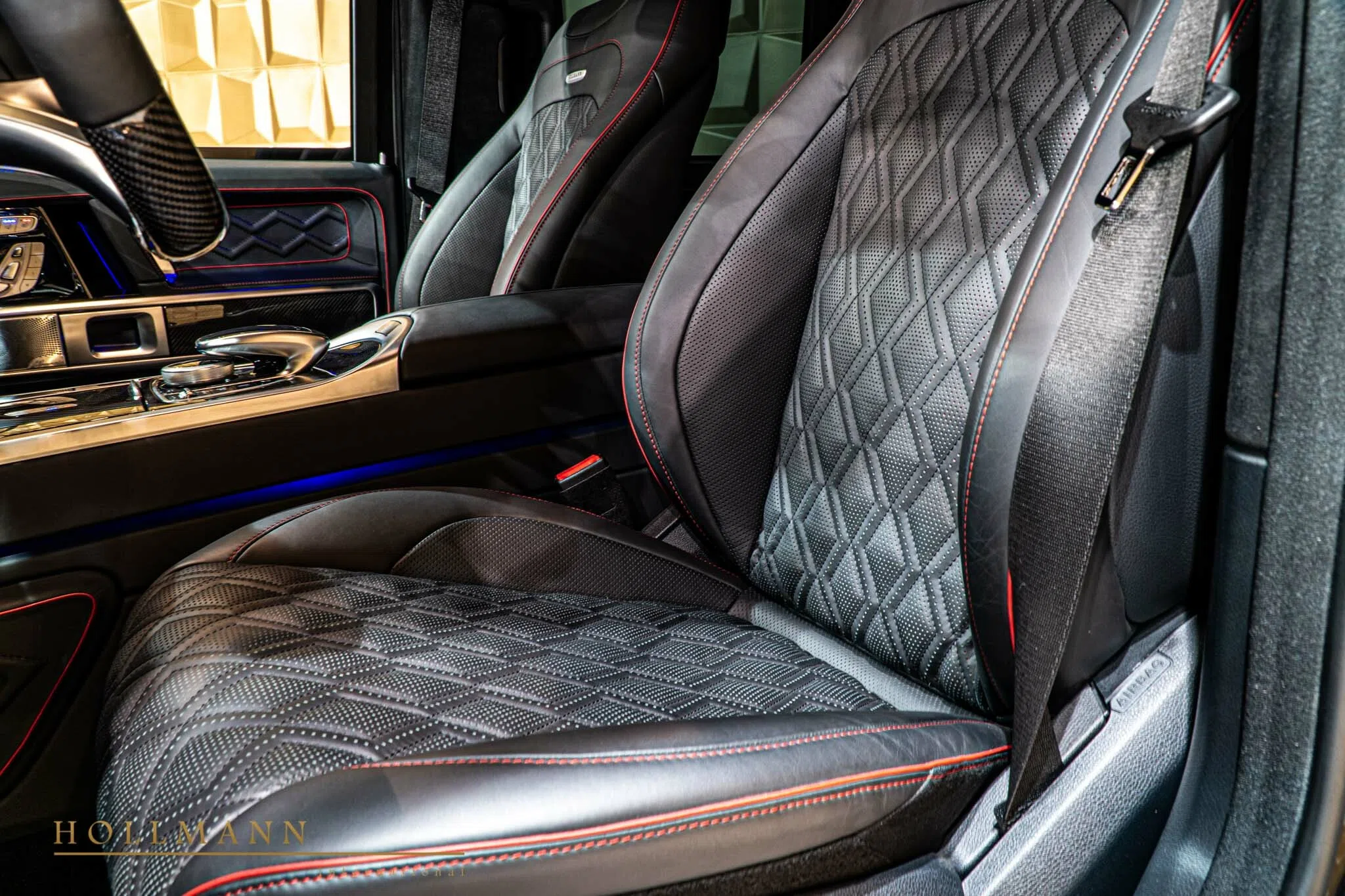 2020 Mercedes-Benz G 63 AMG ARMOURED VR8 interior, seats, Fine Leather Black