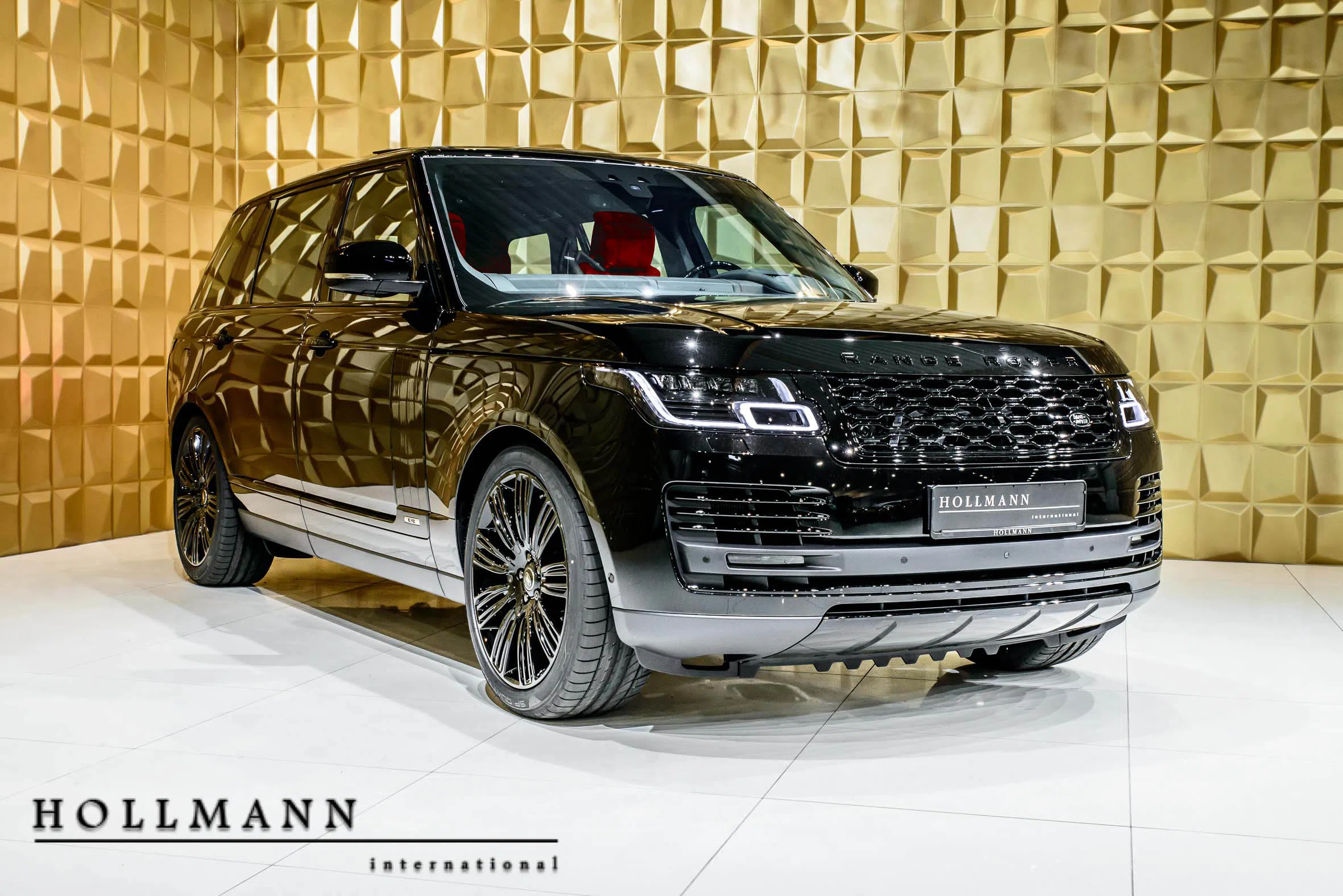 2018 Land Rover Range Rover for sale, exterior, Santorini Black