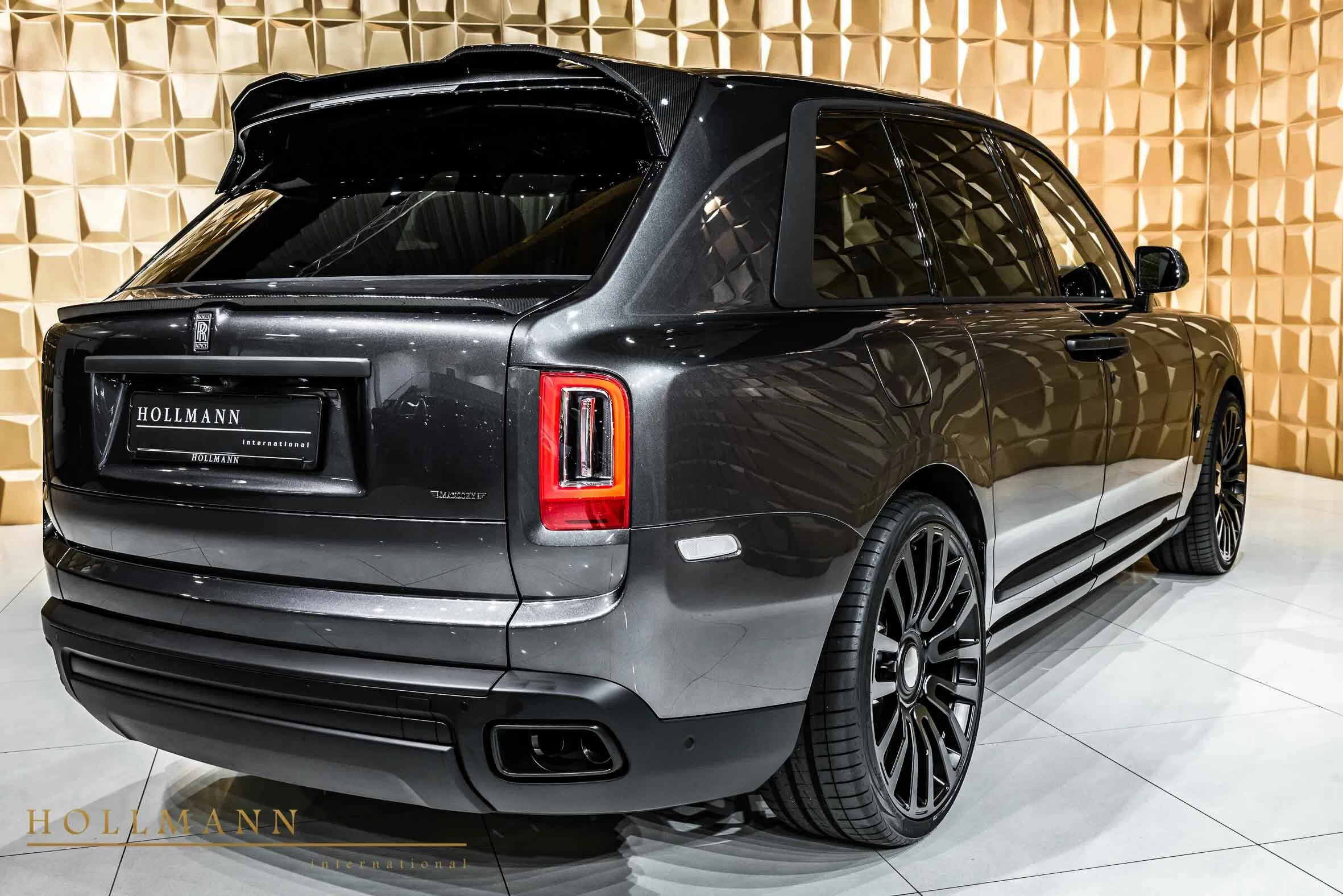 2020 Mansory Cullinan, rear three-quarter view, Jubilee Silver