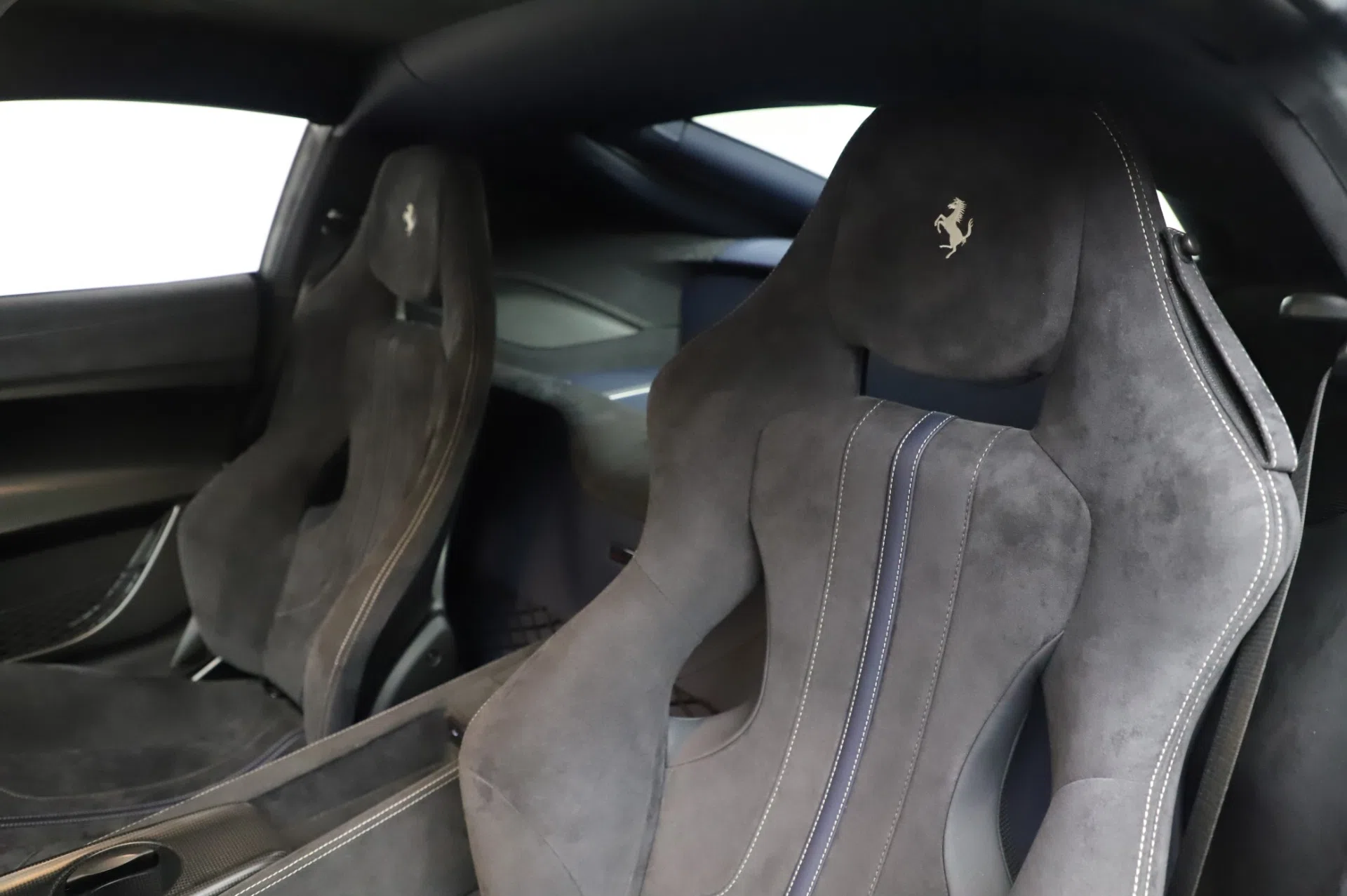 2016 Ferrari F12 TDF interior, seats, Alluminio Opaco