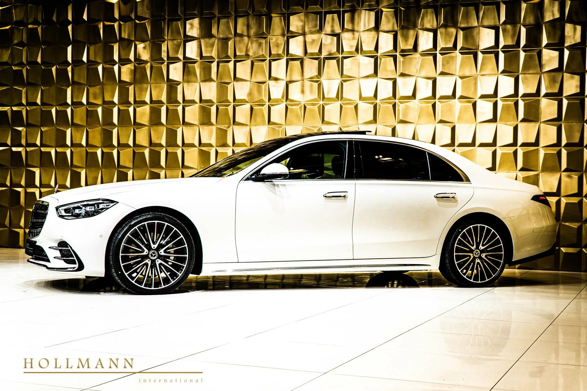 2020 Mercedes-Benz S 500 4M Long MY2021 for sale, exterior, Diamond White