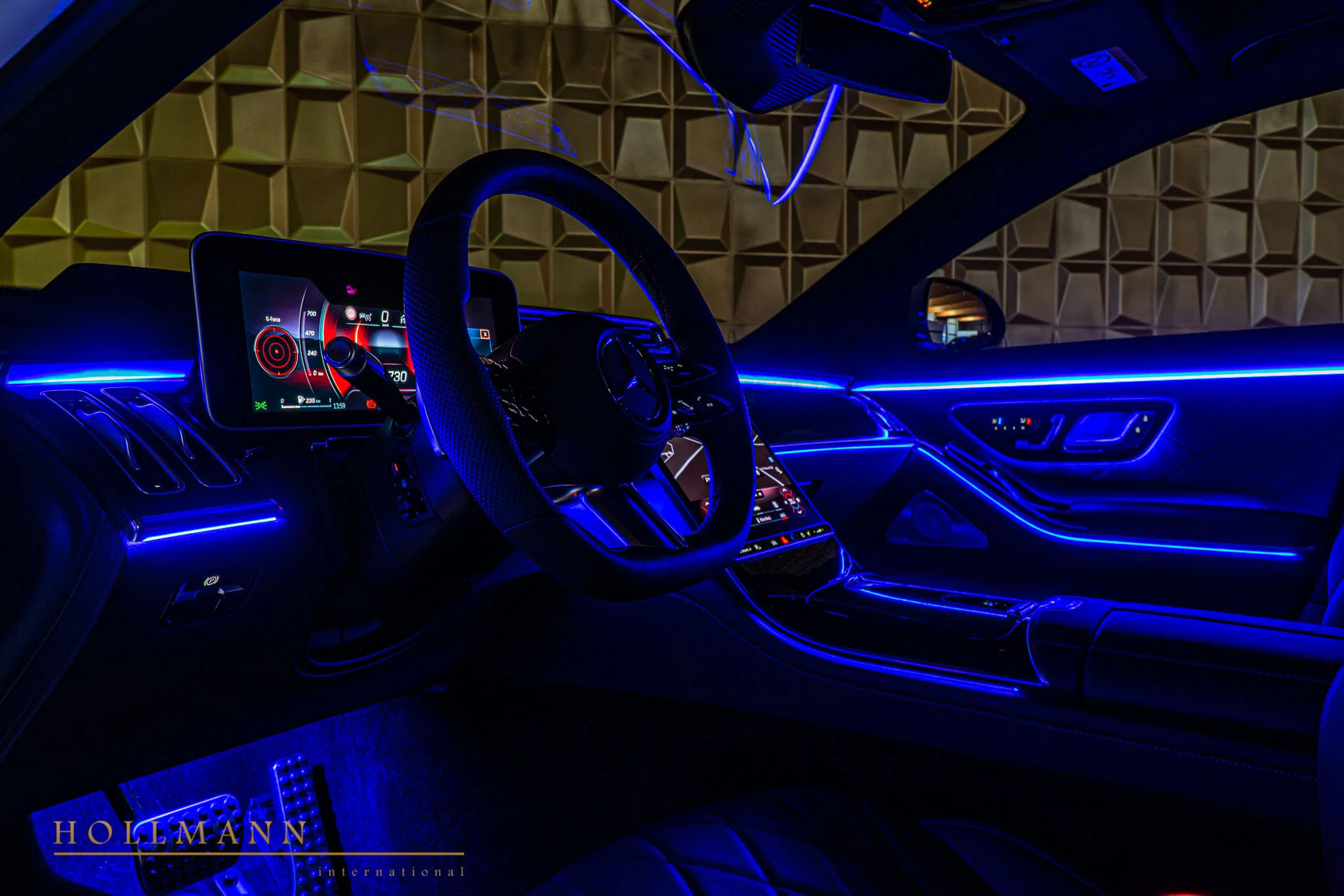 2020 Mercedes-Benz S 500 4M Long MY2021 interior, dashboard, Leather Black