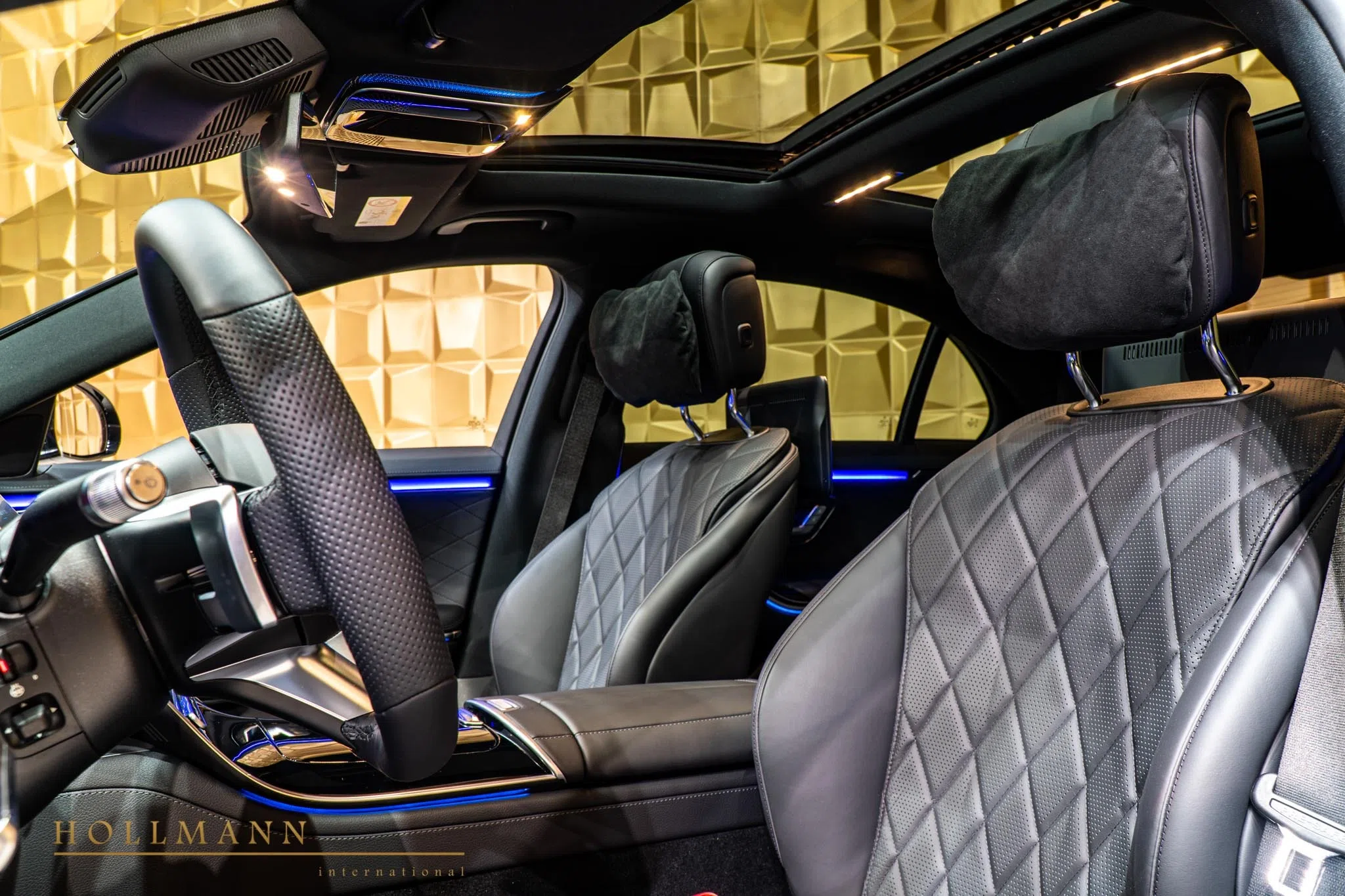 2020 Mercedes-Benz S 500 4M Long MY2021 interior, seats, Leather Black