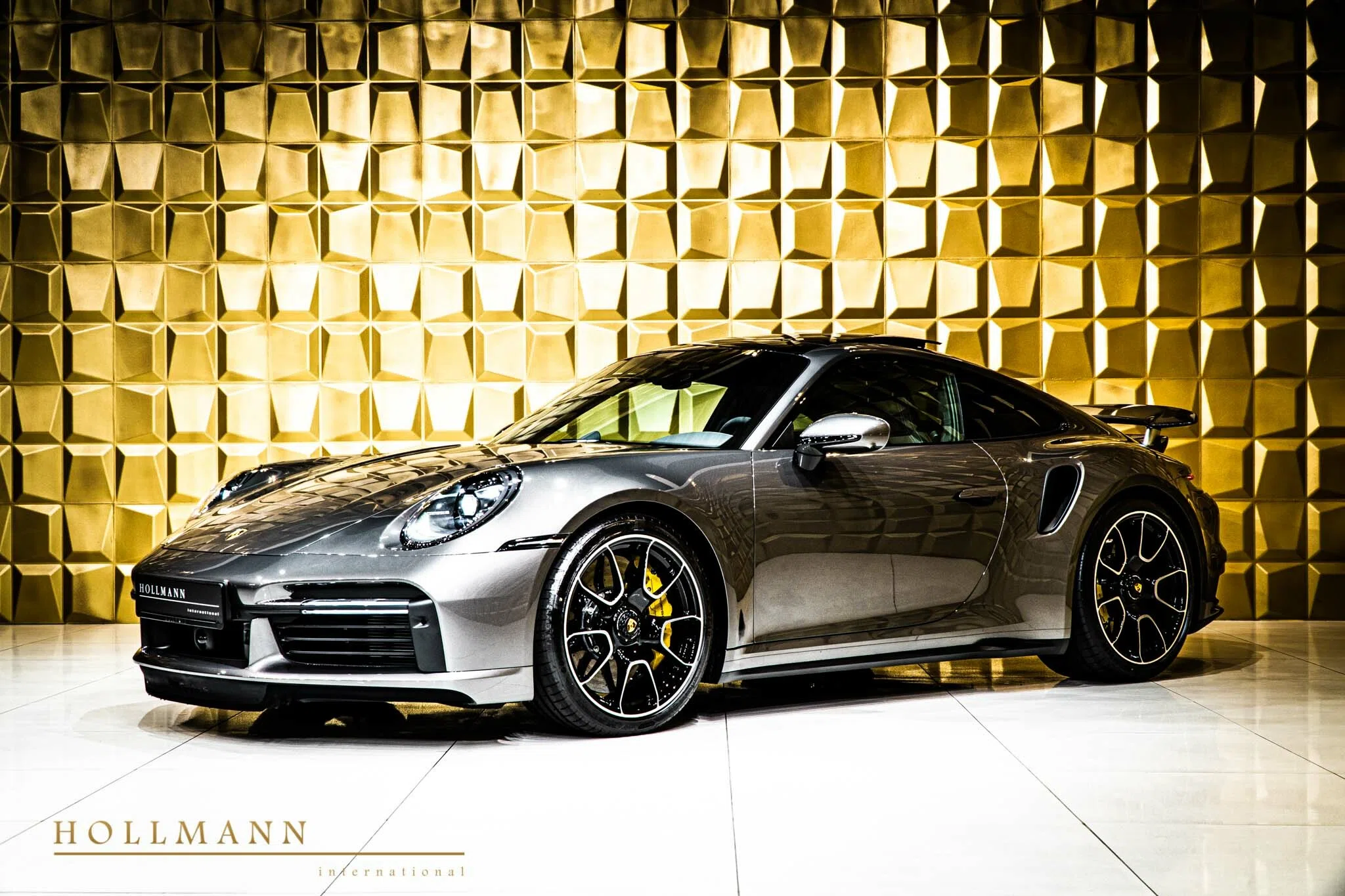 2020 Porsche 911 Turbo S Coupe for sale, exterior, grey metallic