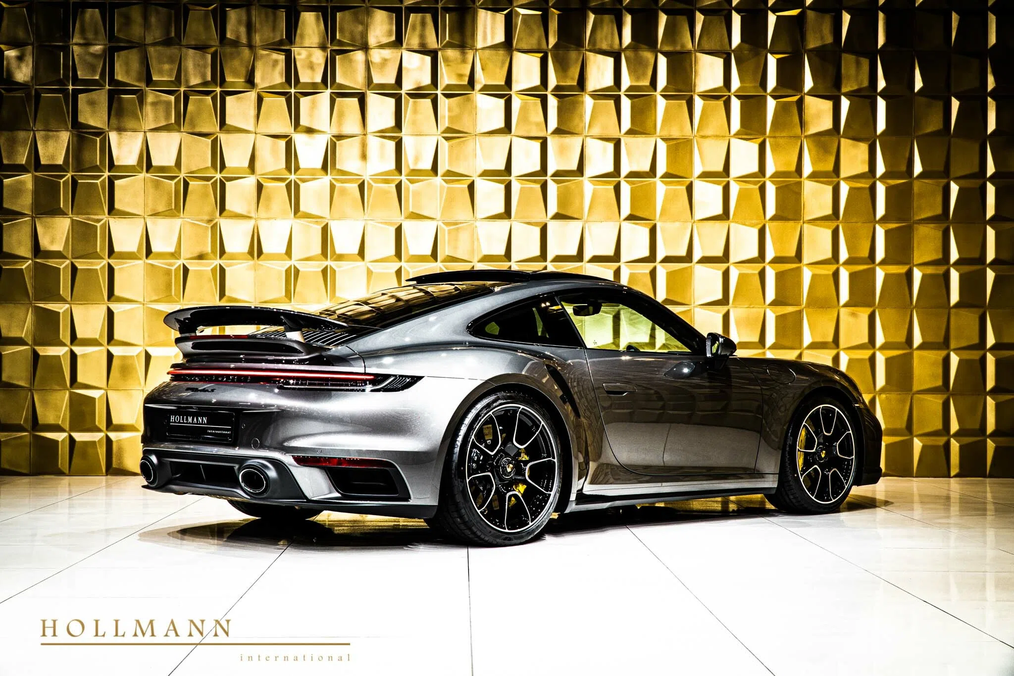 2020 Porsche 911 Turbo S Coupe for sale, exterior, grey metallic