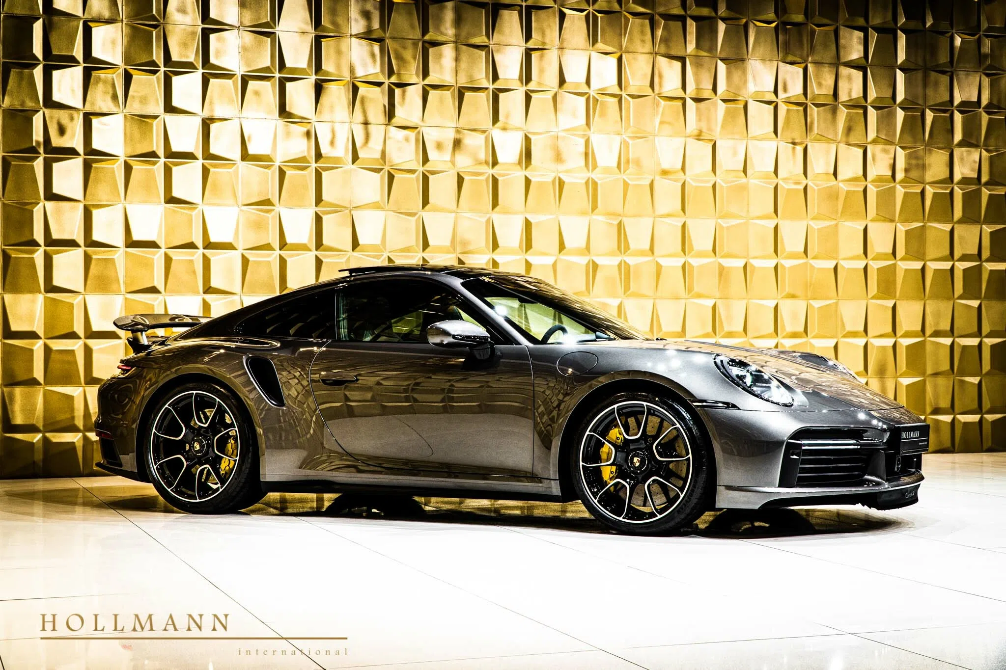 2020 Porsche 911 Turbo S Coupe for sale, exterior, grey metallic