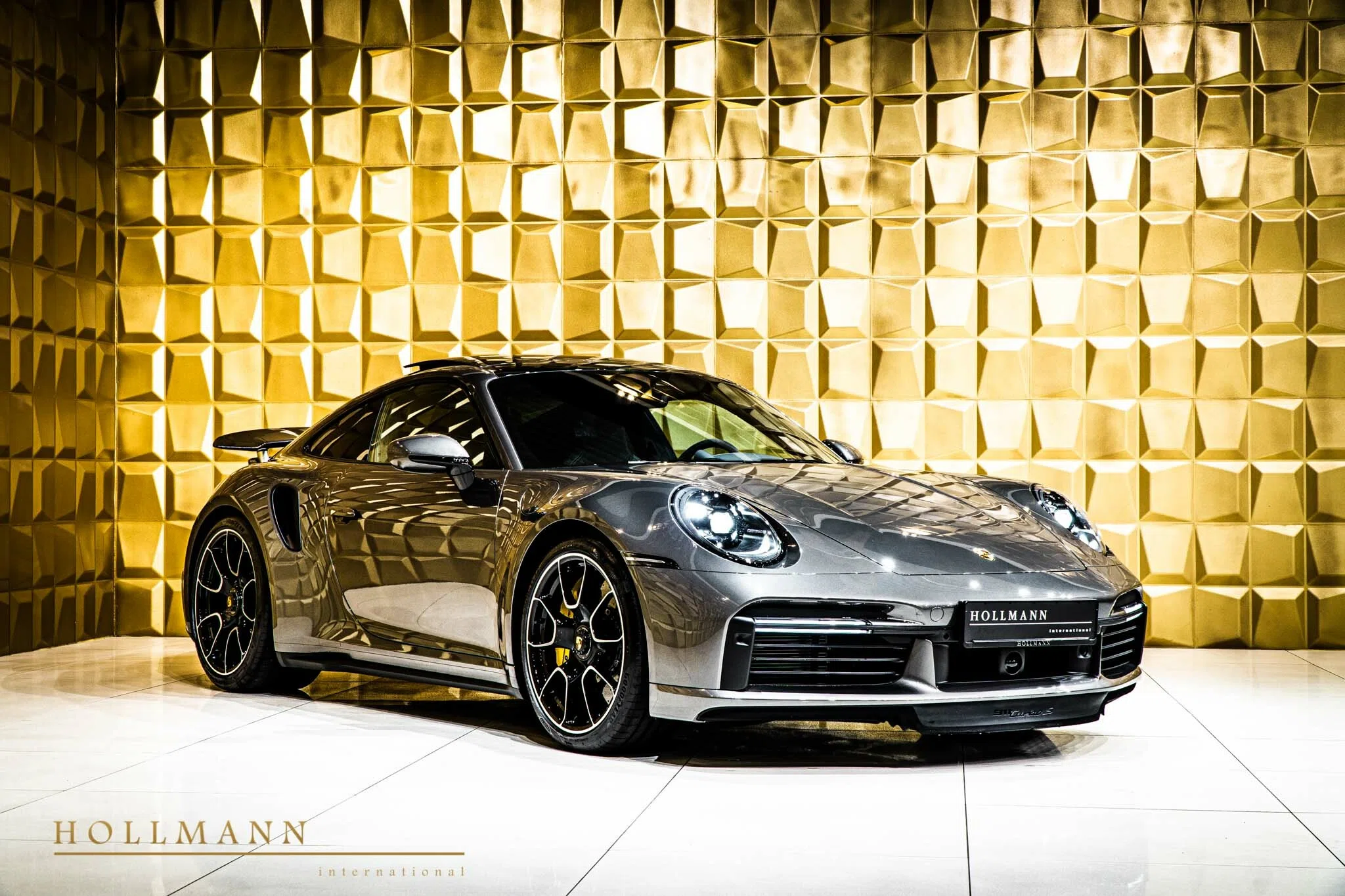 2020 Porsche 911 Turbo S Coupe for sale, exterior, grey metallic