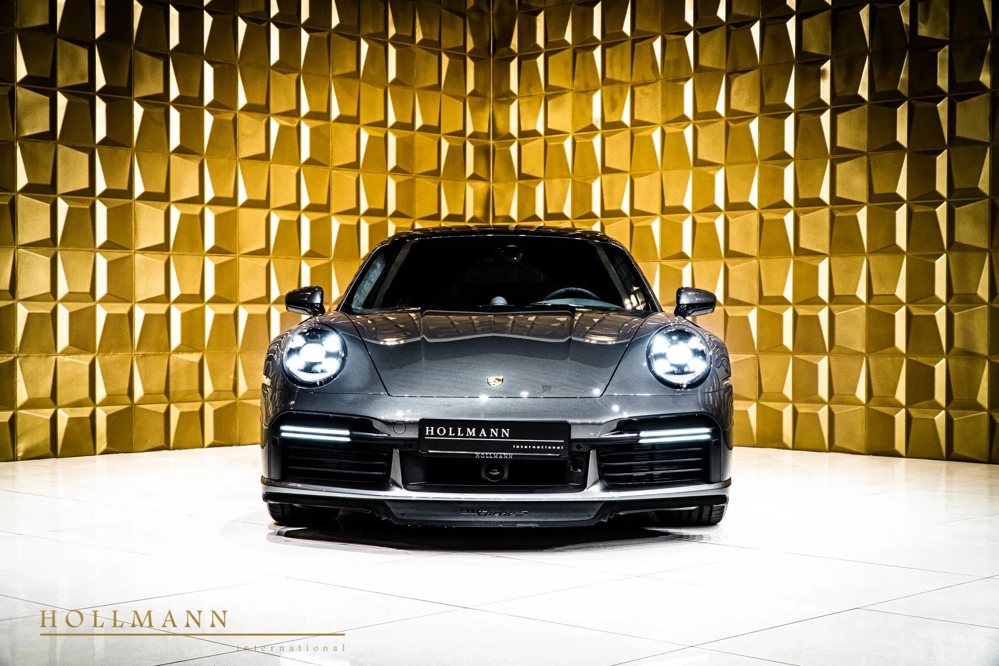 2020 Porsche 911 Turbo S Coupe for sale, exterior, grey metallic