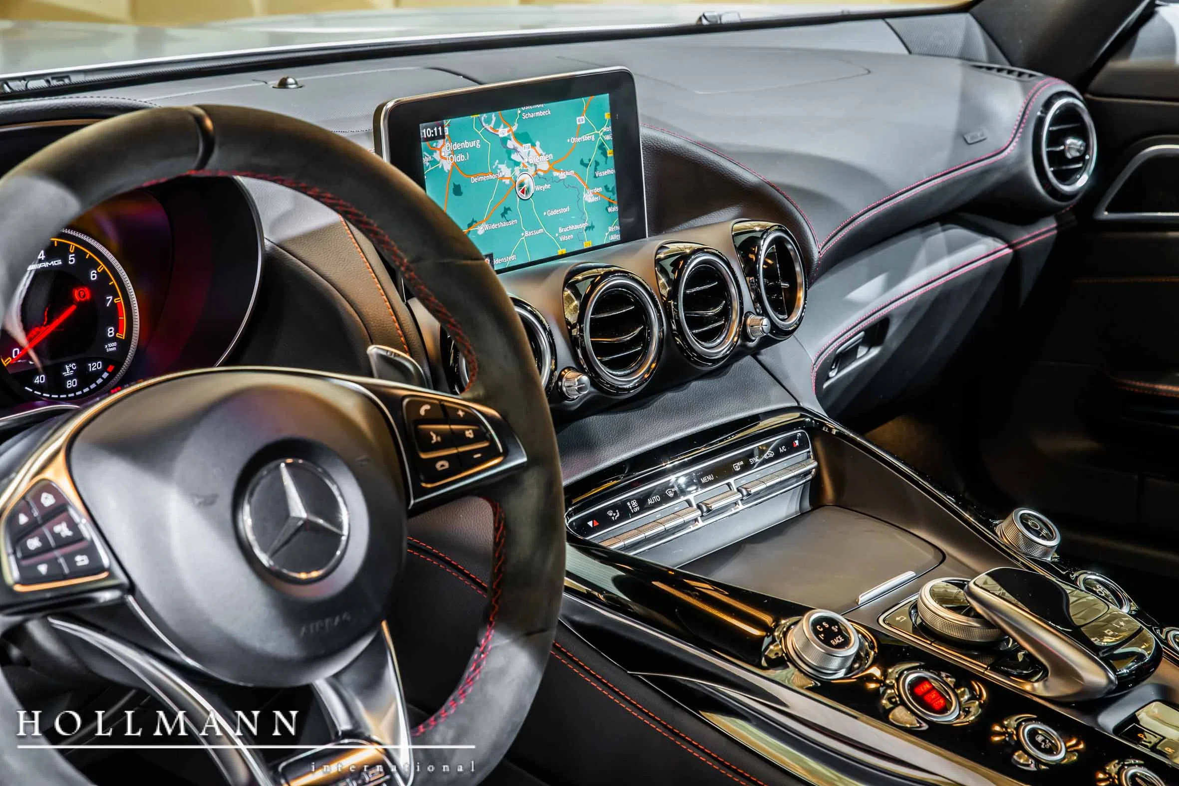 Mercedes-Benz AMG GT S interior, dashboard, Black/Anthracite