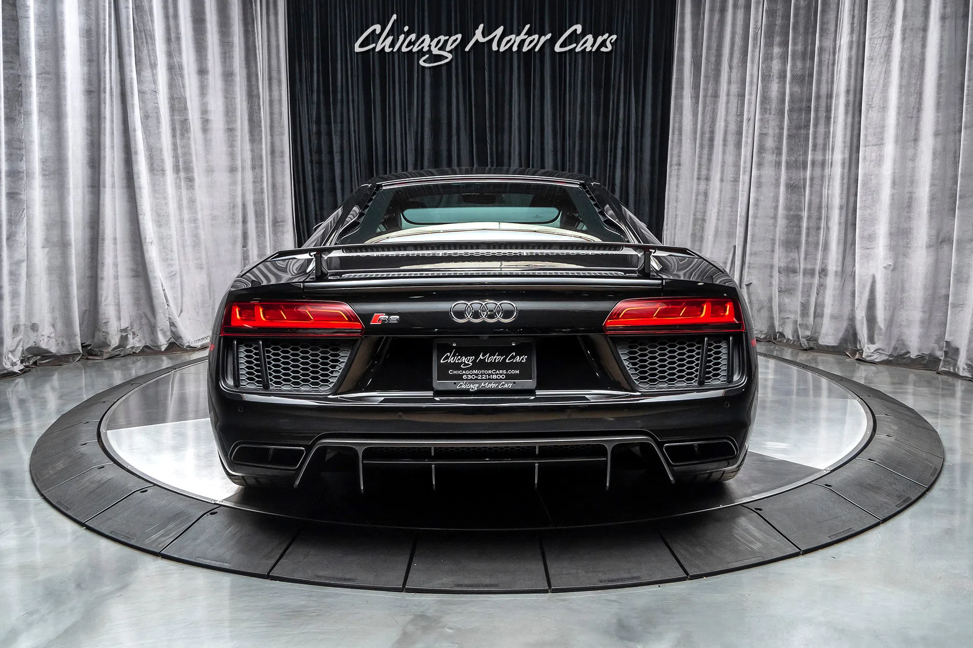 2017 Audi R8 5.2 Quattro V10 Plus Coupe for sale, exterior, Mythos Black Metallic