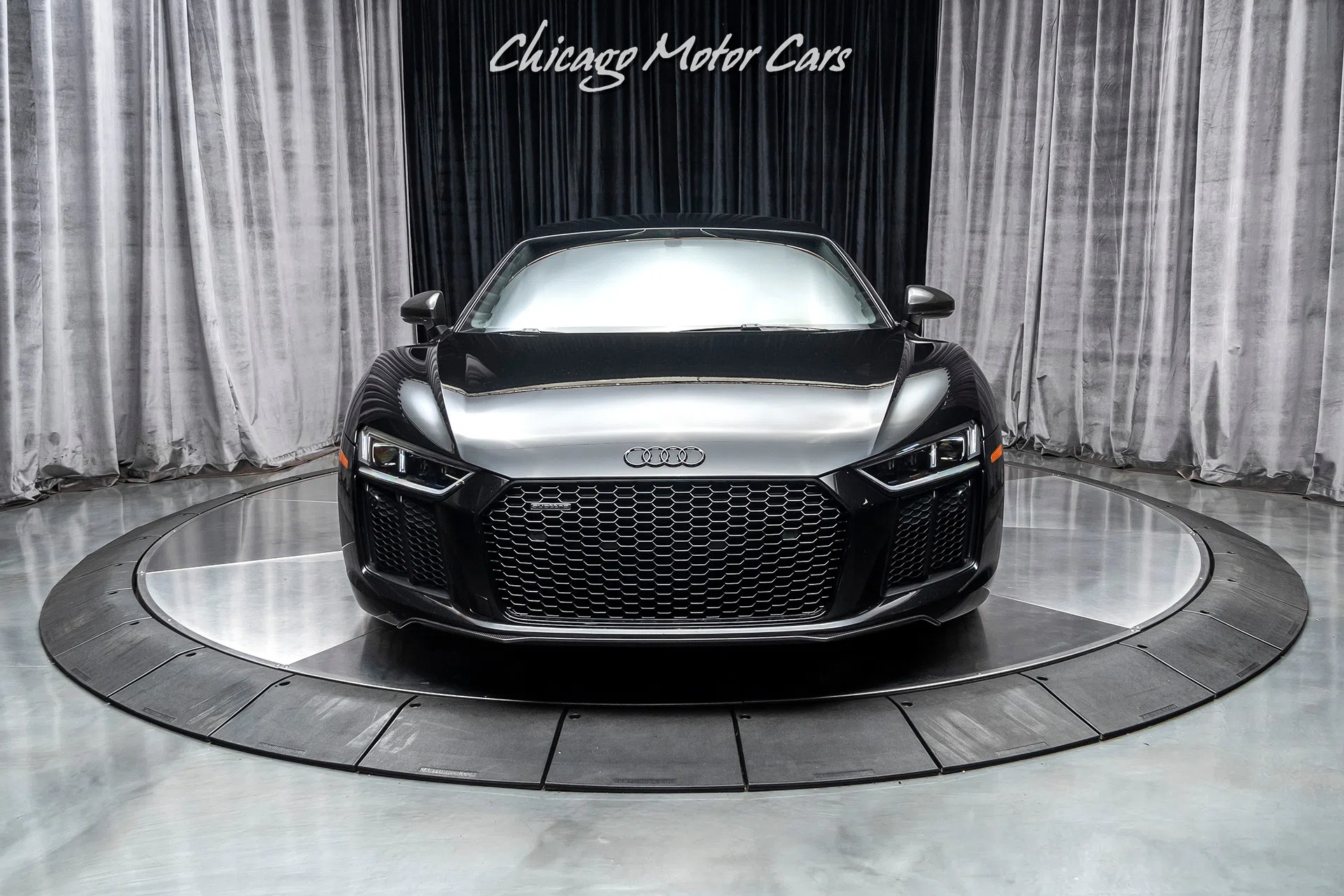 2017 Audi R8 5.2 Quattro V10 Plus Coupe for sale, exterior, Mythos Black Metallic